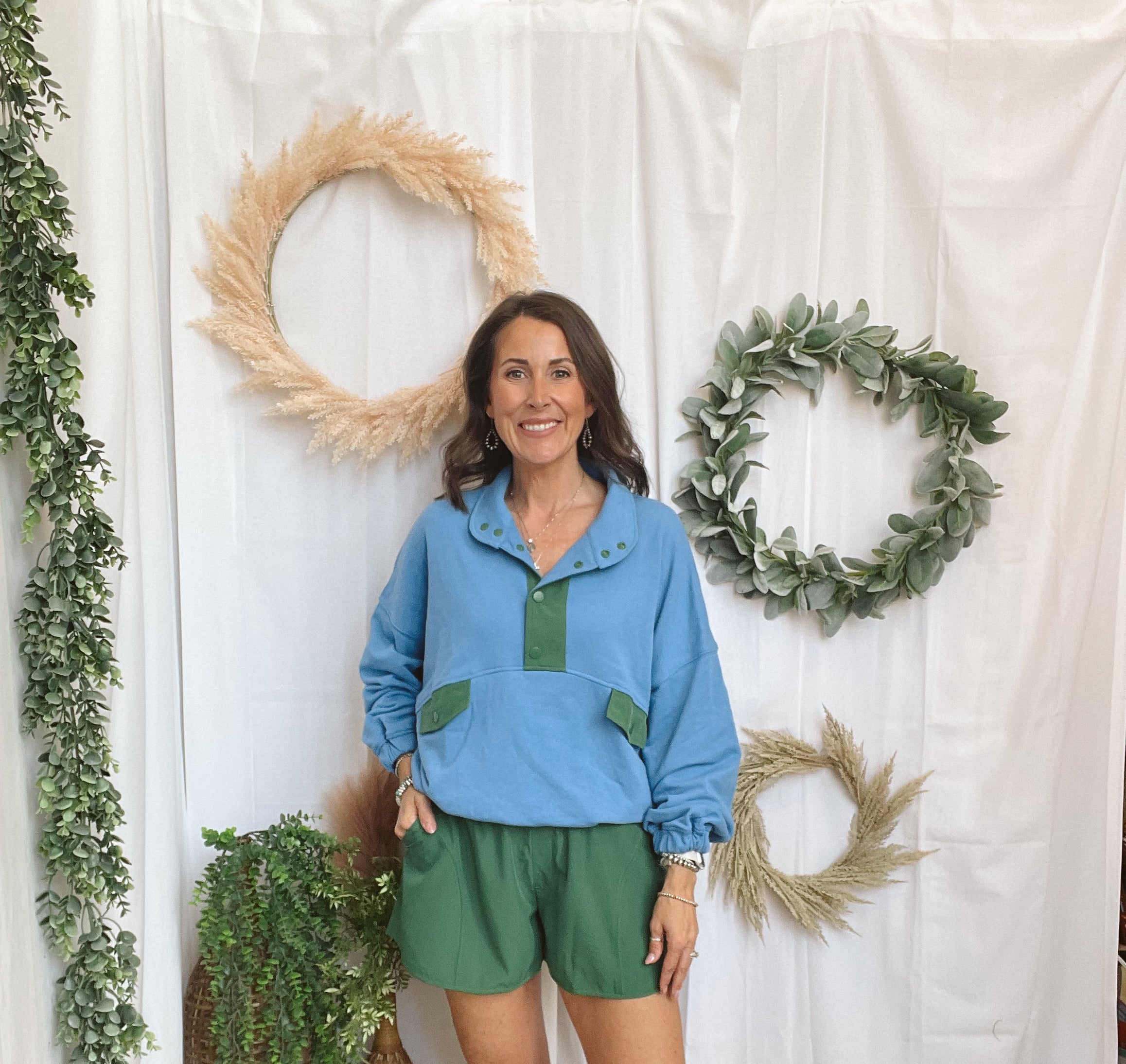 Rae Most Playful Set-Aqua Splash-Outfit Sets-rae mode-The Silo Boutique, Women's Fashion Boutique Located in Warren and Grand Forks North Dakota