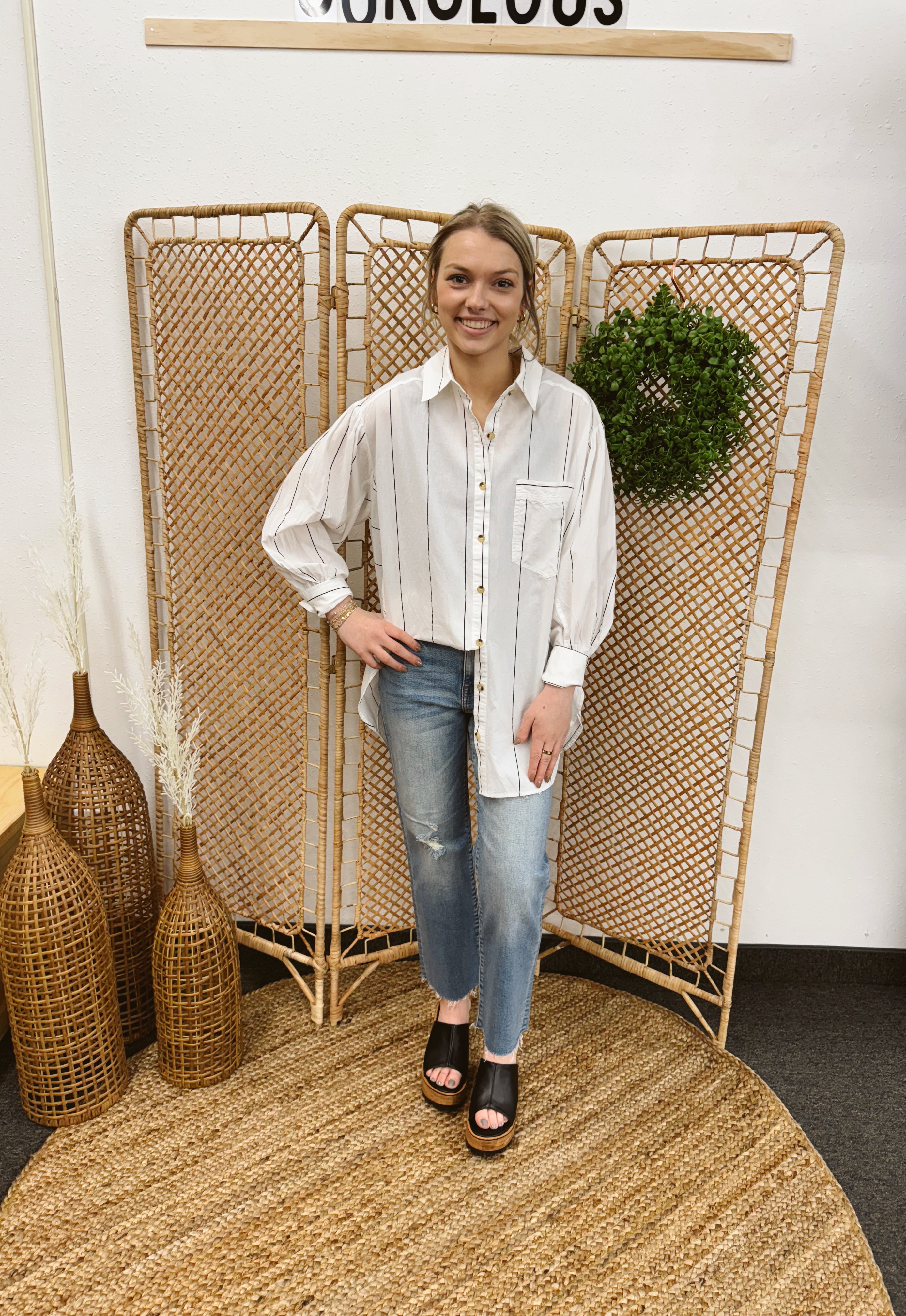 Soft Wash Striped Top-Long Sleeve Tops-eesome-The Silo Boutique, Women's Fashion Boutique Located in Warren and Grand Forks North Dakota