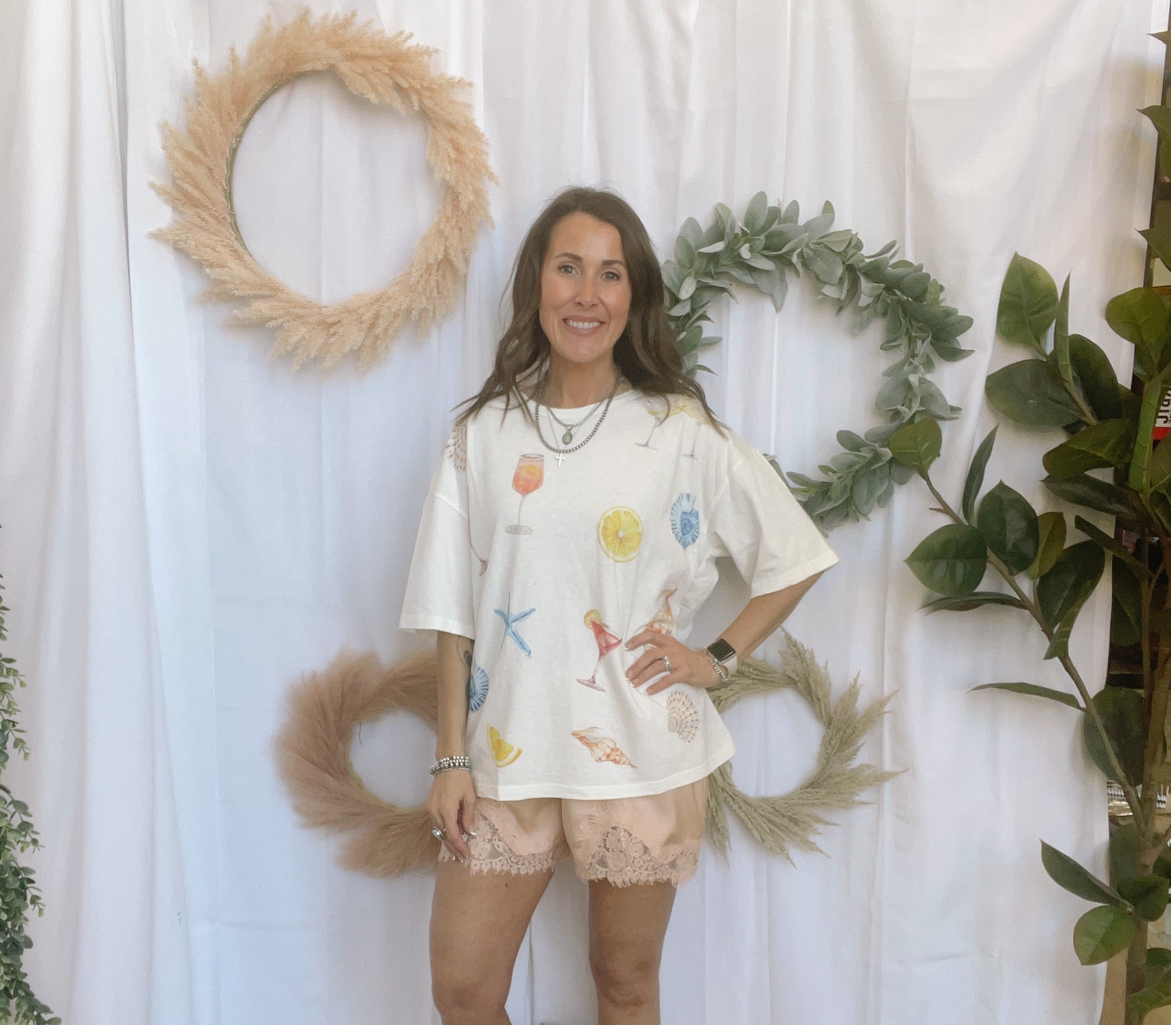 Sorbet Lace Shorts-Shorts-lelis-The Silo Boutique, Women's Fashion Boutique Located in Warren and Grand Forks North Dakota