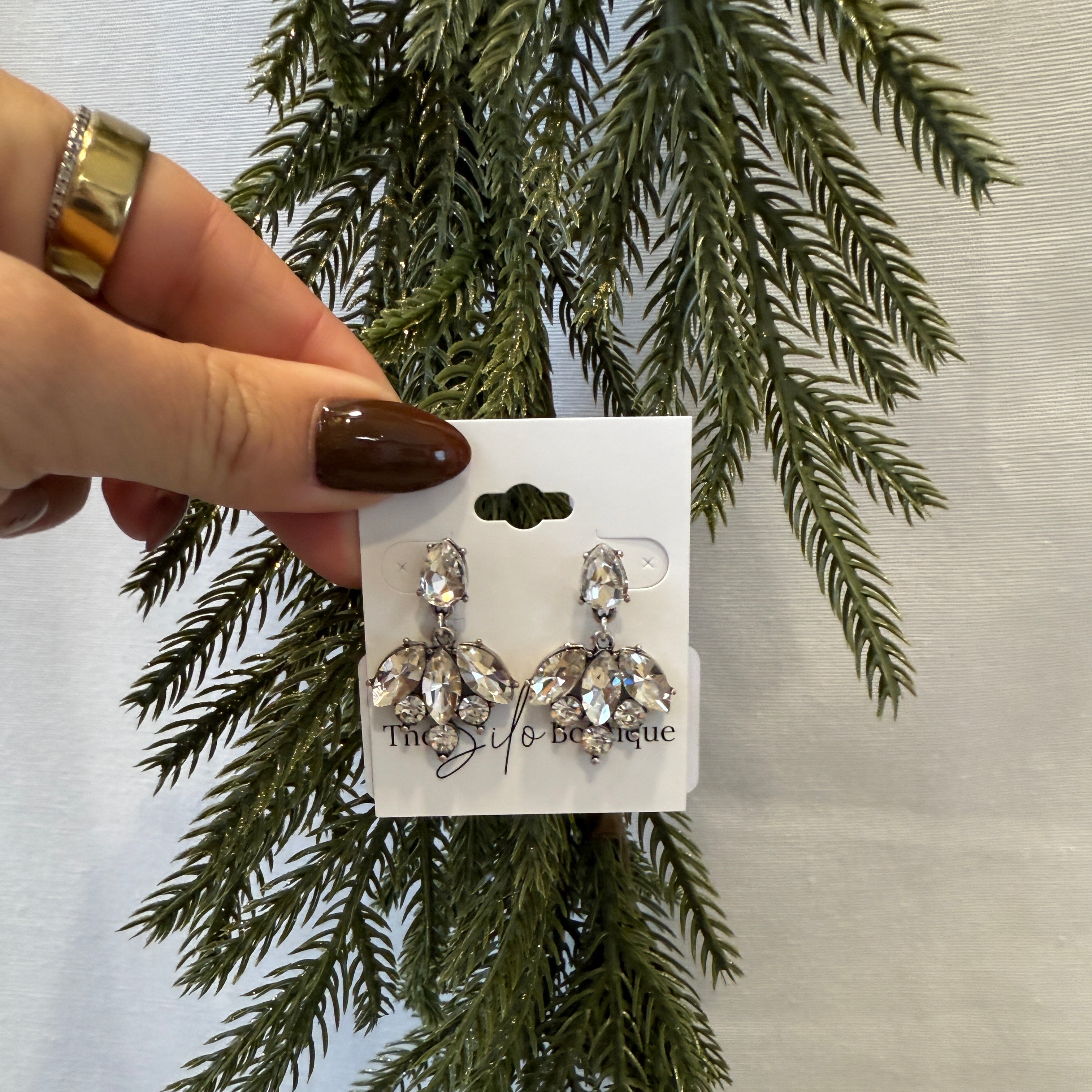 Antique Silver Earrings-Necklaces-Sensibling Corp.-The Silo Boutique, Women's Fashion Boutique Located in Warren and Grand Forks North Dakota