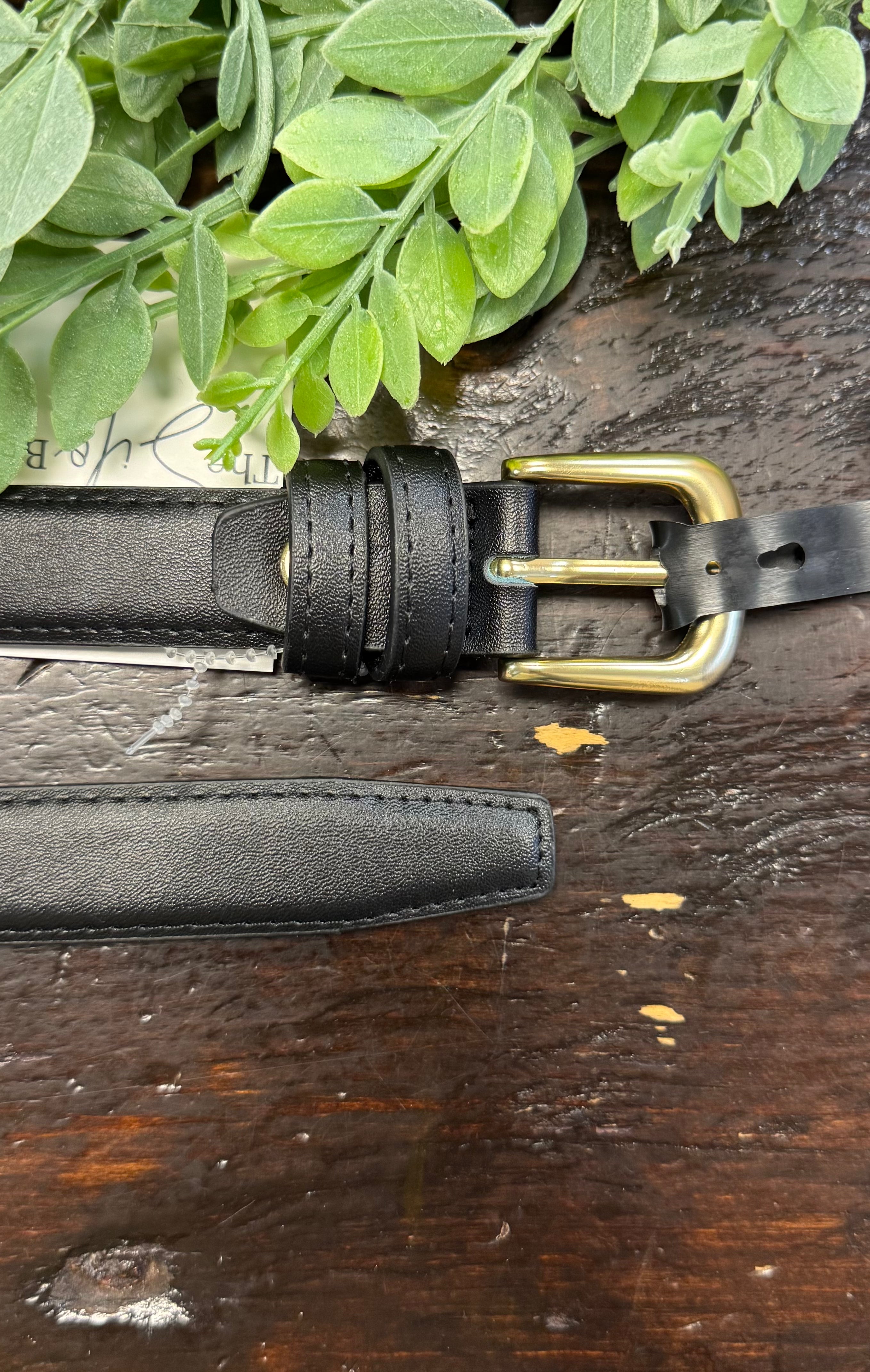 Timeless Belt-Black-Belts-Fame-The Silo Boutique, Women's Fashion Boutique Located in Warren and Grand Forks North Dakota