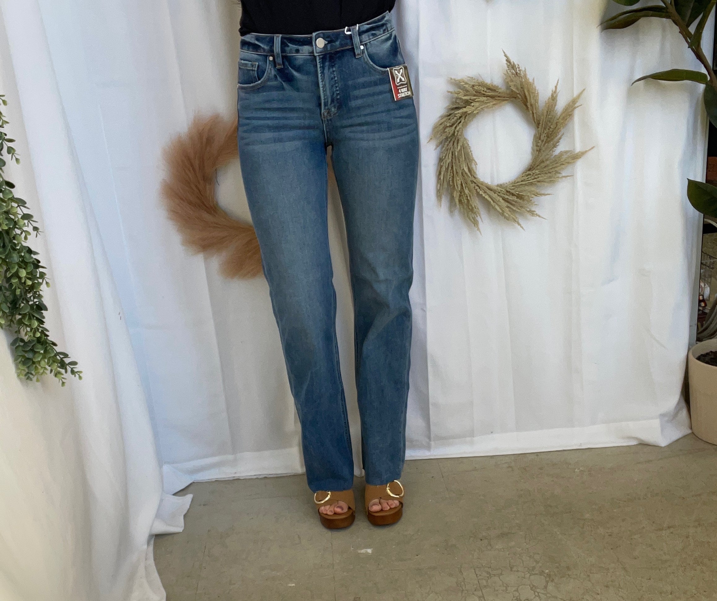 Risen TC Straight Jeans-Jeans-risen-The Silo Boutique, Women's Fashion Boutique Located in Warren and Grand Forks North Dakota