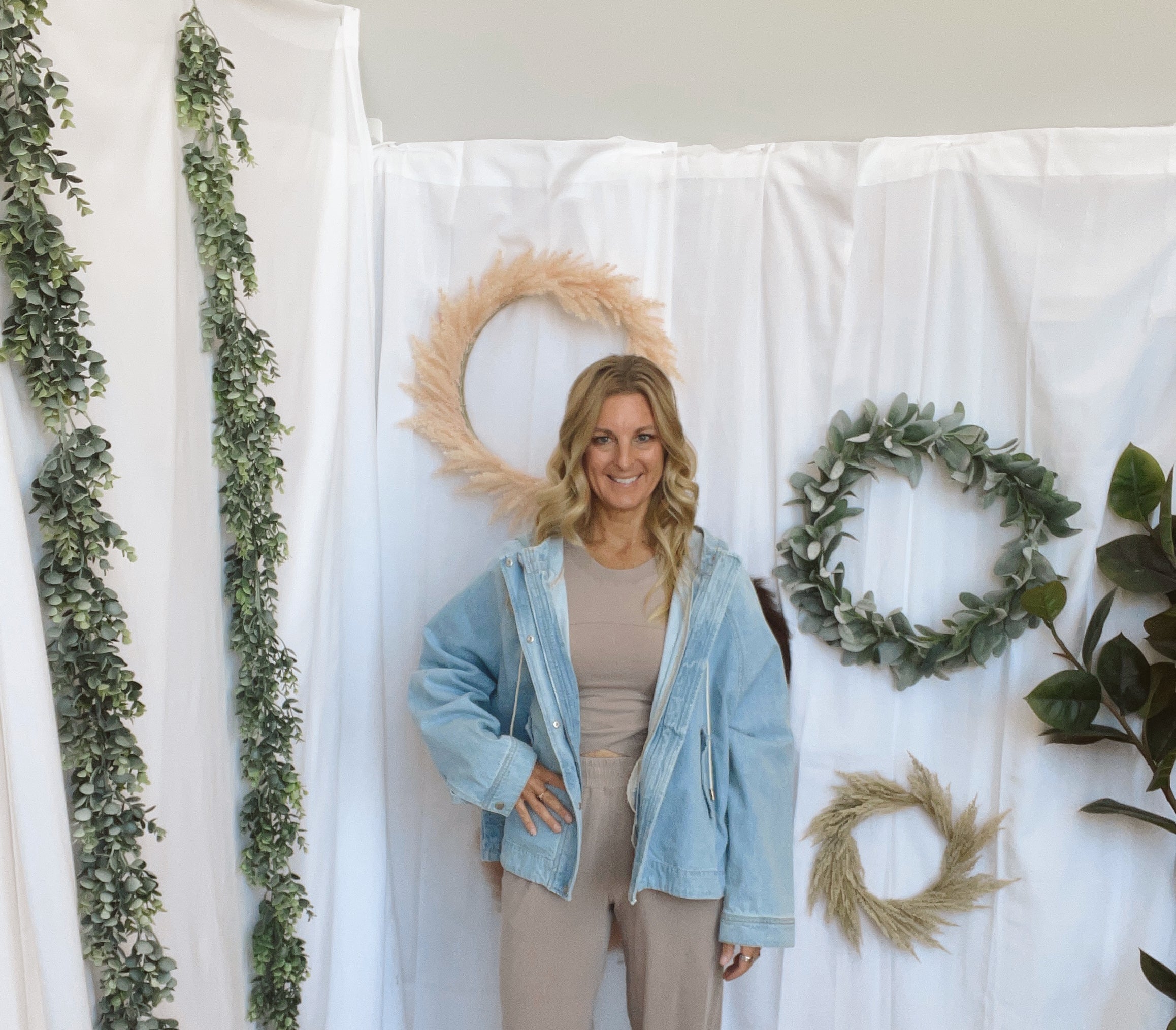 Risen Light Hooded Denim Jacket-Coats & Jackets-risen-The Silo Boutique, Women's Fashion Boutique Located in Warren and Grand Forks North Dakota