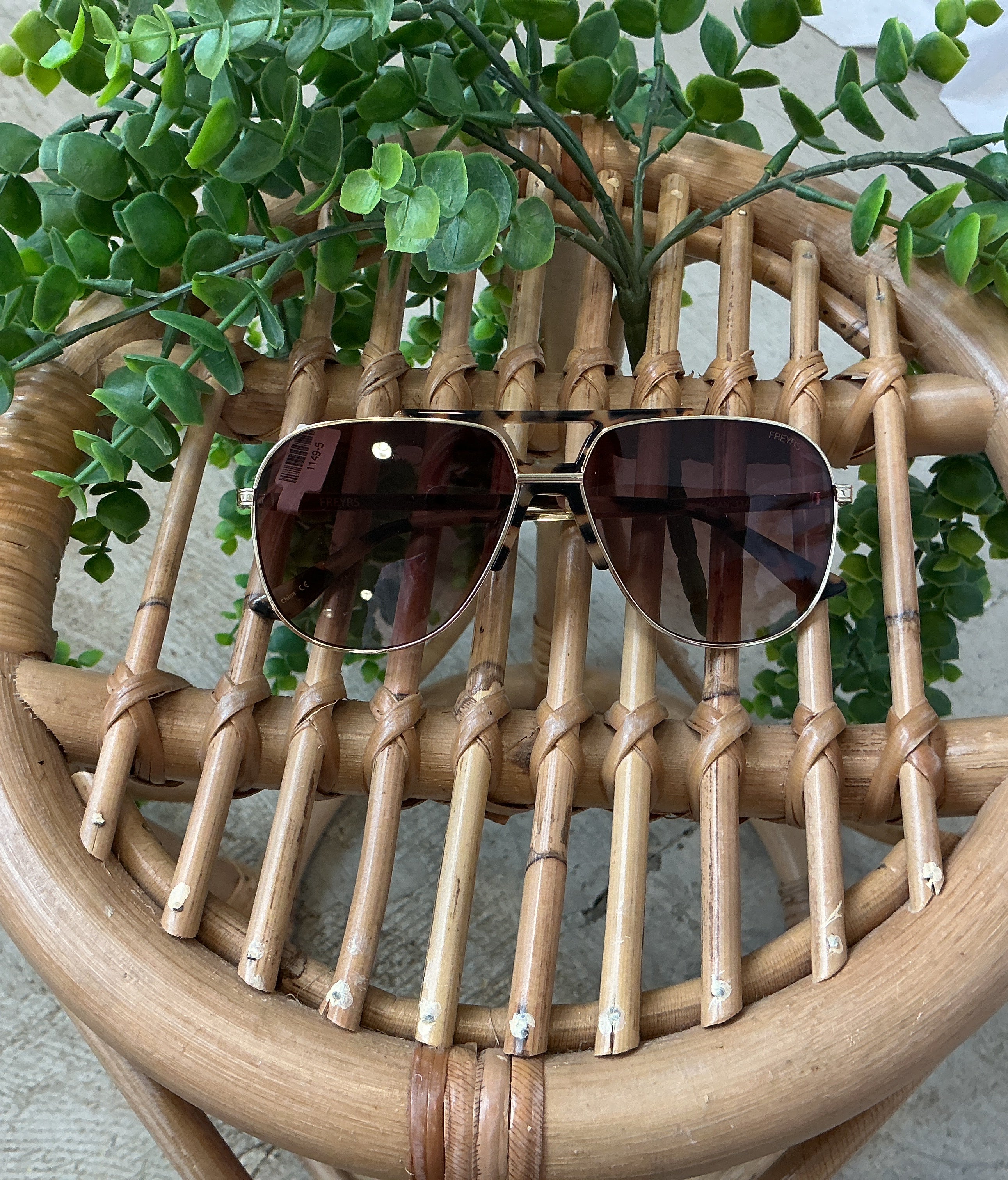 Freyrs Logan Sunglasses-Tortoise-Sunglasses-freyers-The Silo Boutique, Women's Fashion Boutique Located in Warren and Grand Forks North Dakota