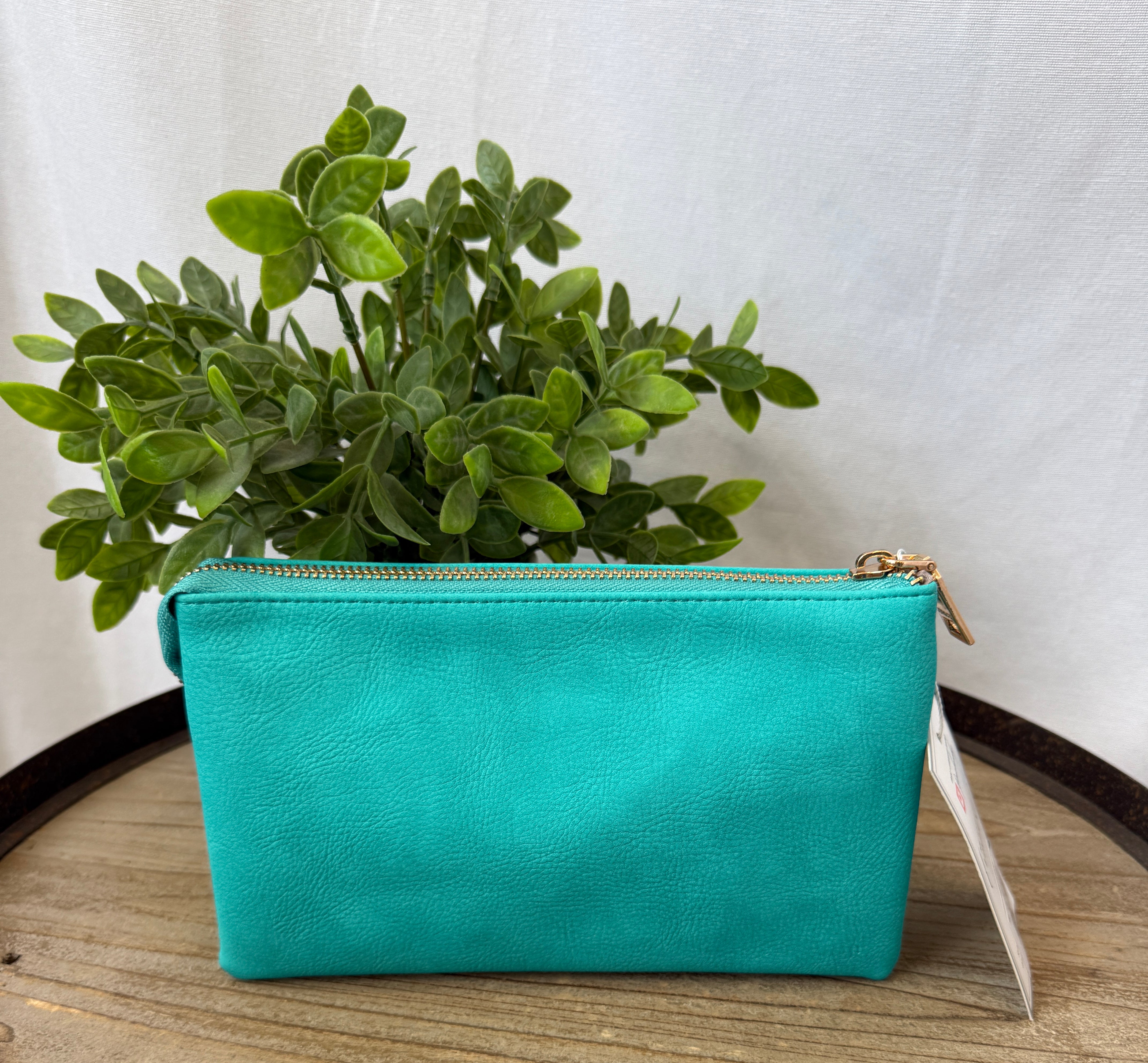 Riley 3 Compartment Crossbody/Wristlet-Crossbody Purses-Jen and Co-The Silo Boutique, Women's Fashion Boutique Located in Warren and Grand Forks North Dakota