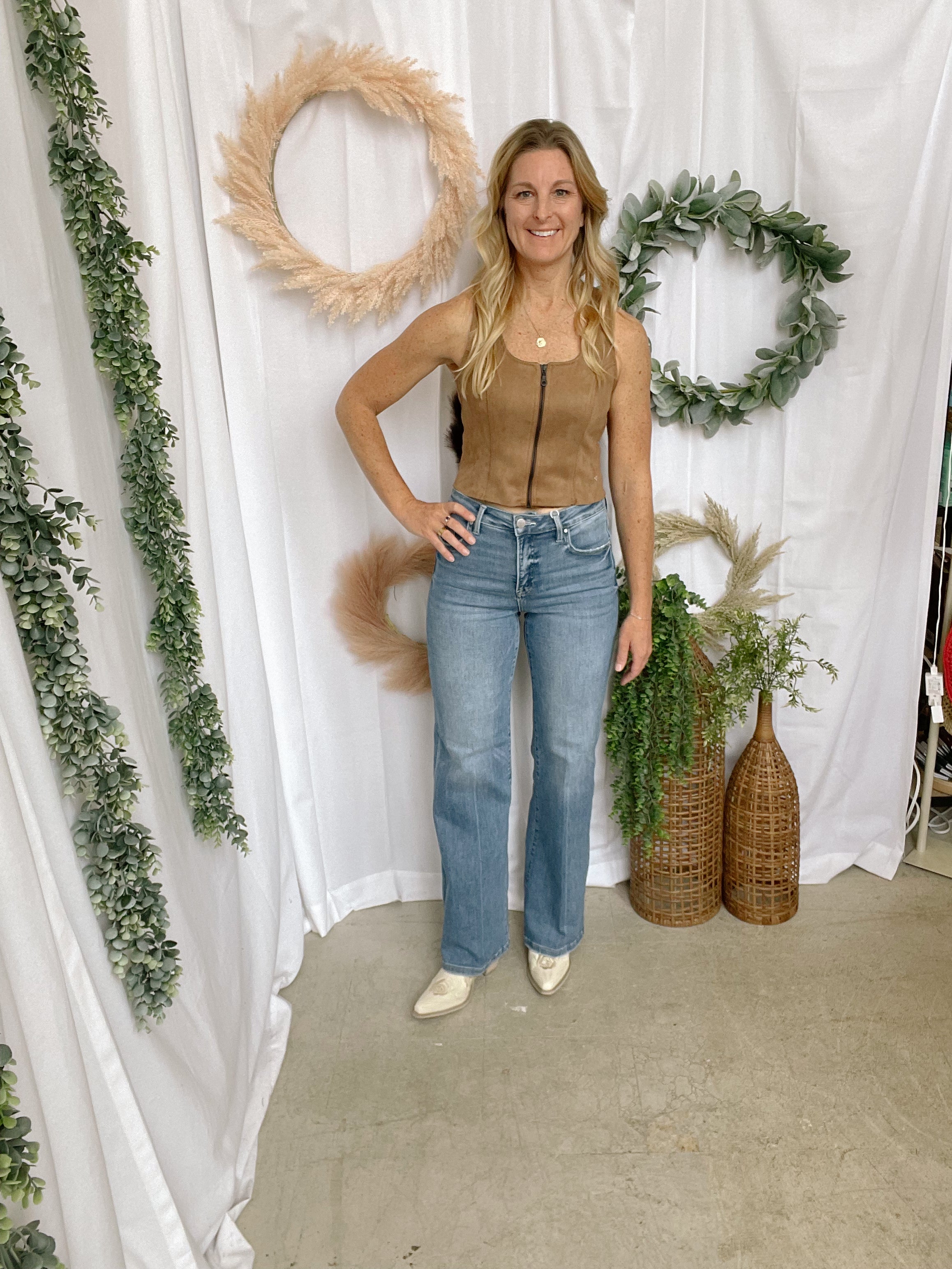 Risen Perfect Flare Jeans-Jeans-risen-The Silo Boutique, Women's Fashion Boutique Located in Warren and Grand Forks North Dakota