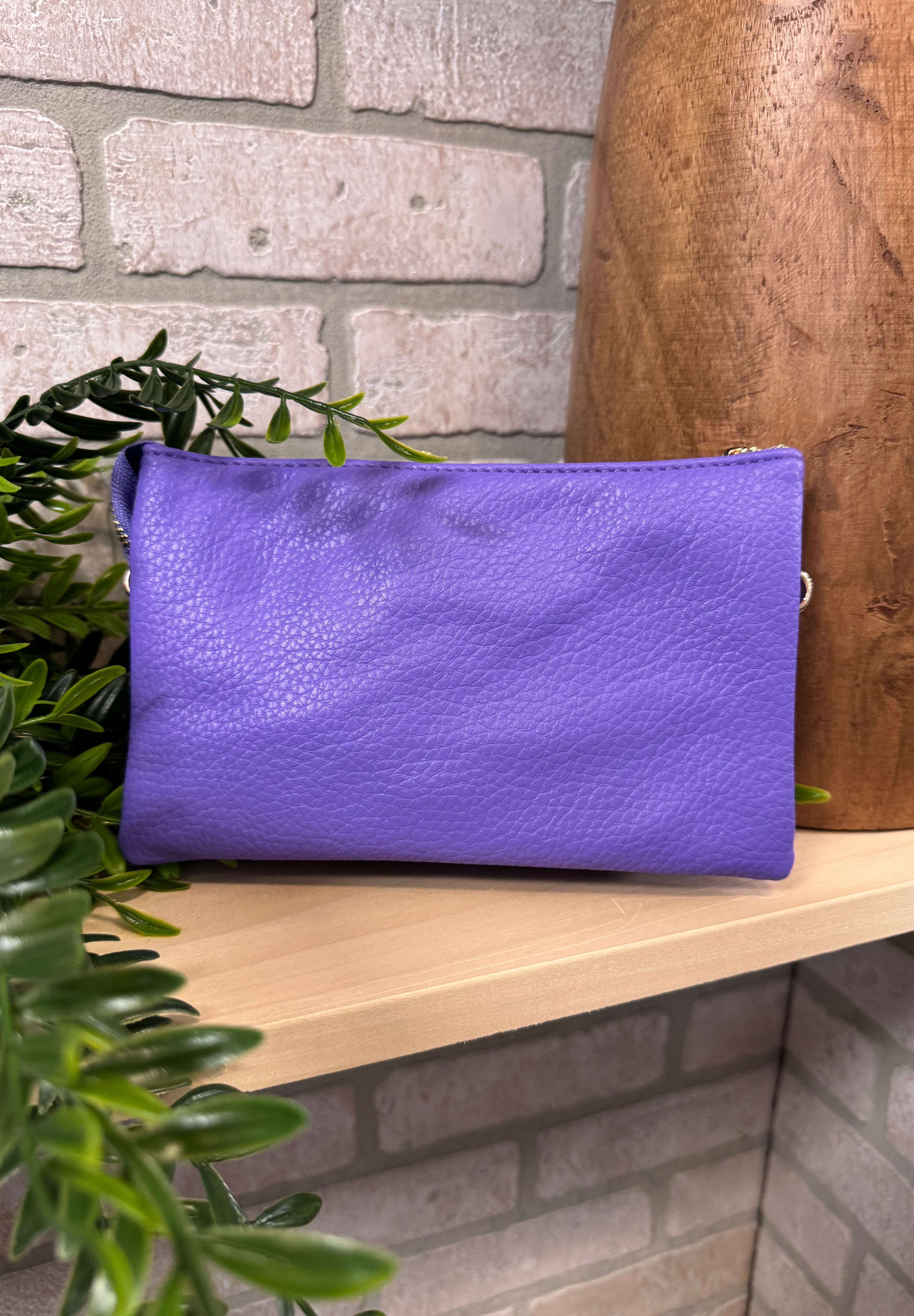 Riley 3 Compartment Crossbody/Wristlet-Crossbody Purses-Jen and Co-The Silo Boutique, Women's Fashion Boutique Located in Warren and Grand Forks North Dakota