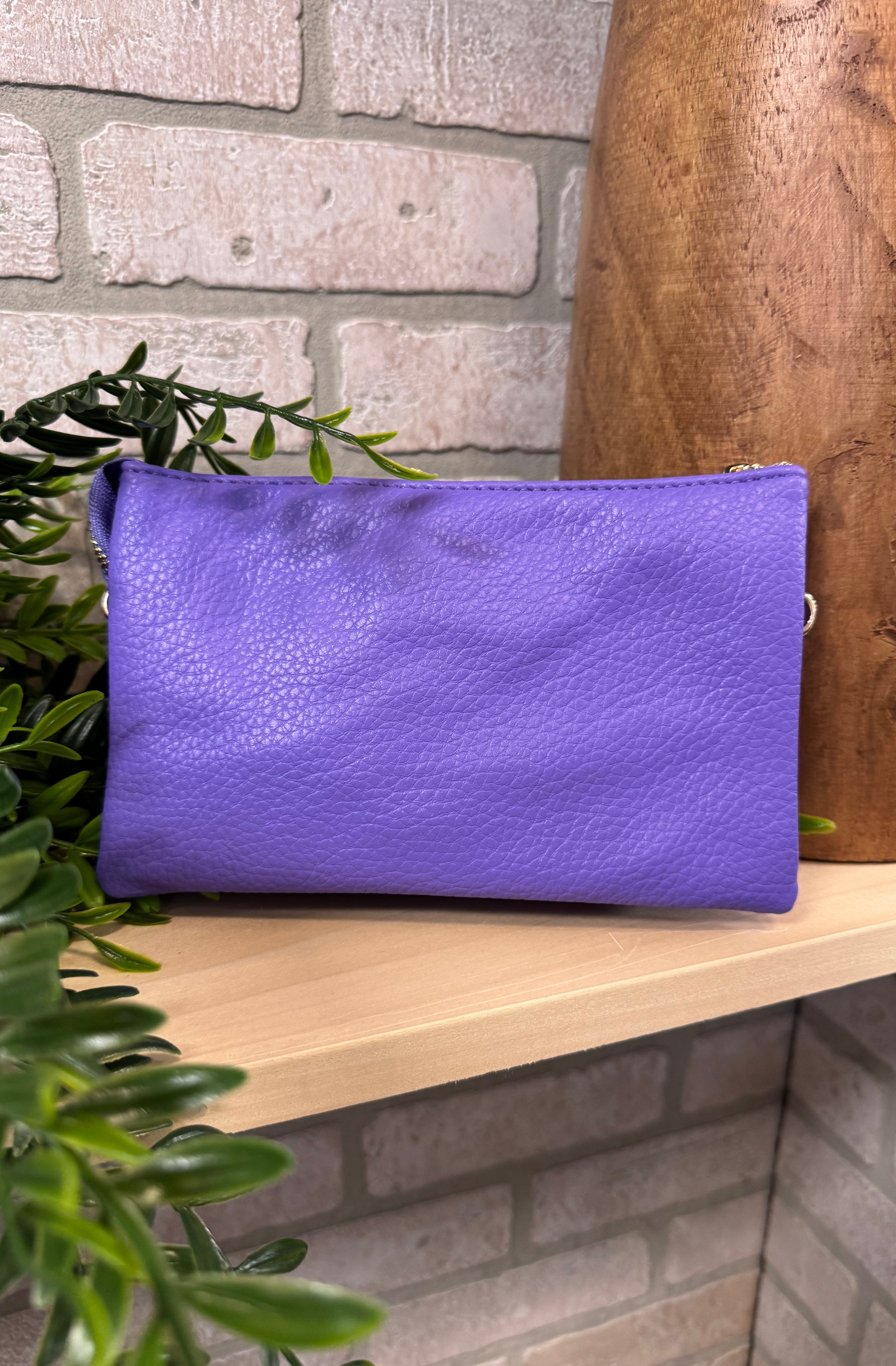 Riley 3 Compartment Crossbody/Wristlet-Crossbody Purses-Jen and Co-The Silo Boutique, Women's Fashion Boutique Located in Warren and Grand Forks North Dakota