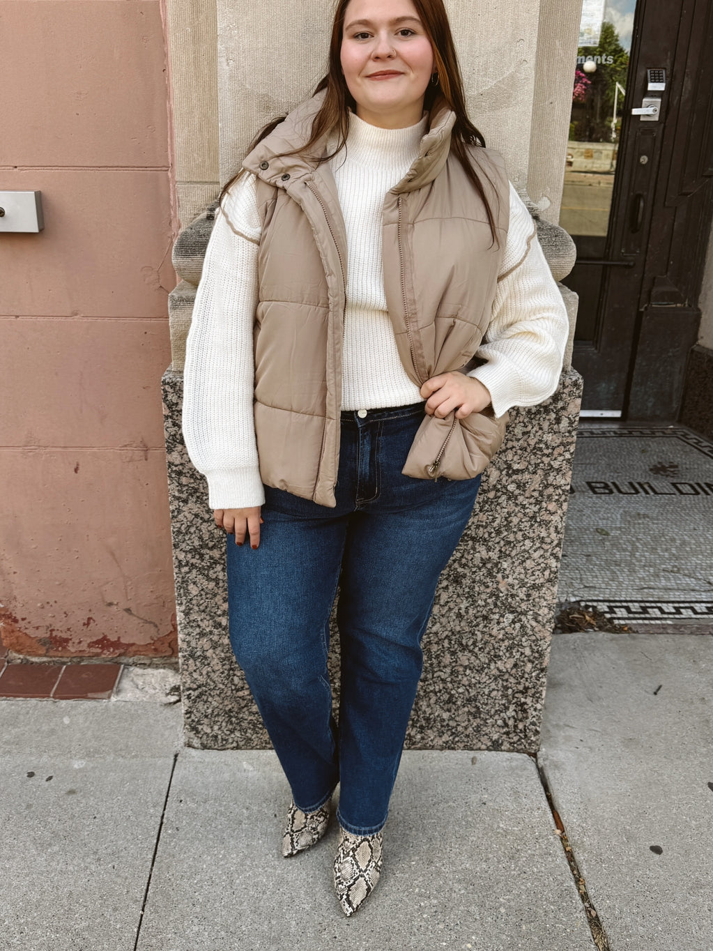 Mica Monfil High Waist Wedge Jeans-Final Sale-Jeans-mica-The Silo Boutique, Women's Fashion Boutique Located in Warren and Grand Forks North Dakota