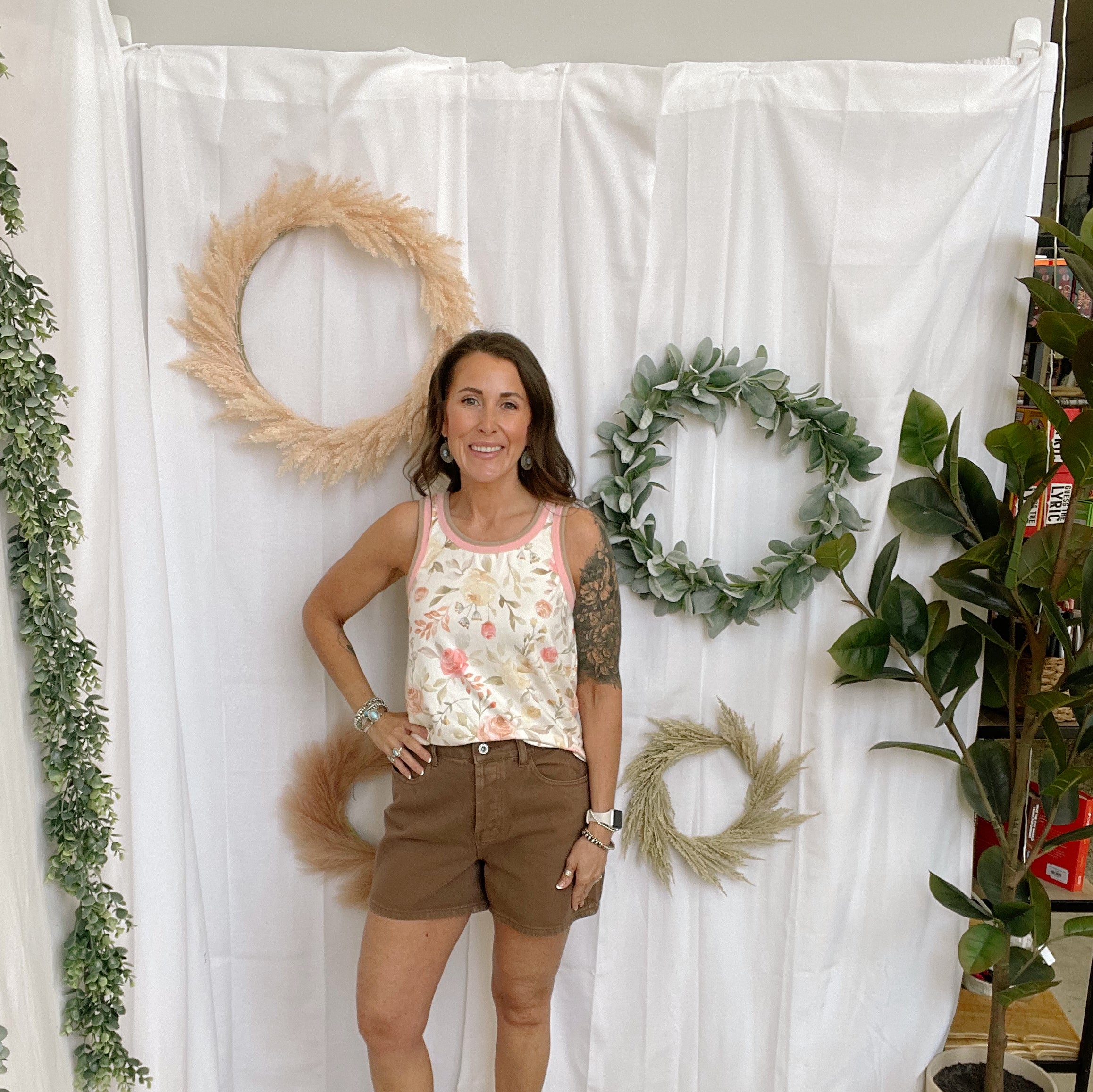 Amanda Choco Denim Shorts-Shorts-wishlist-The Silo Boutique, Women's Fashion Boutique Located in Warren and Grand Forks North Dakota
