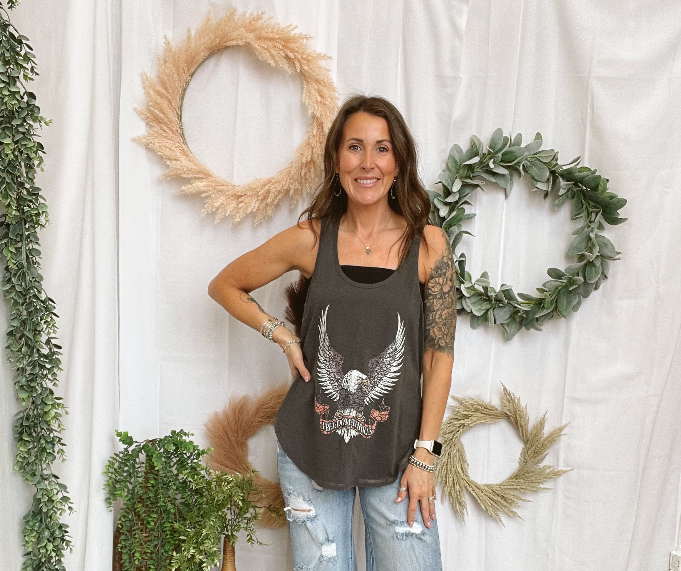 Blakeley Drew Distressed Dad Jeans-Jeans-risen-The Silo Boutique, Women's Fashion Boutique Located in Warren and Grand Forks North Dakota