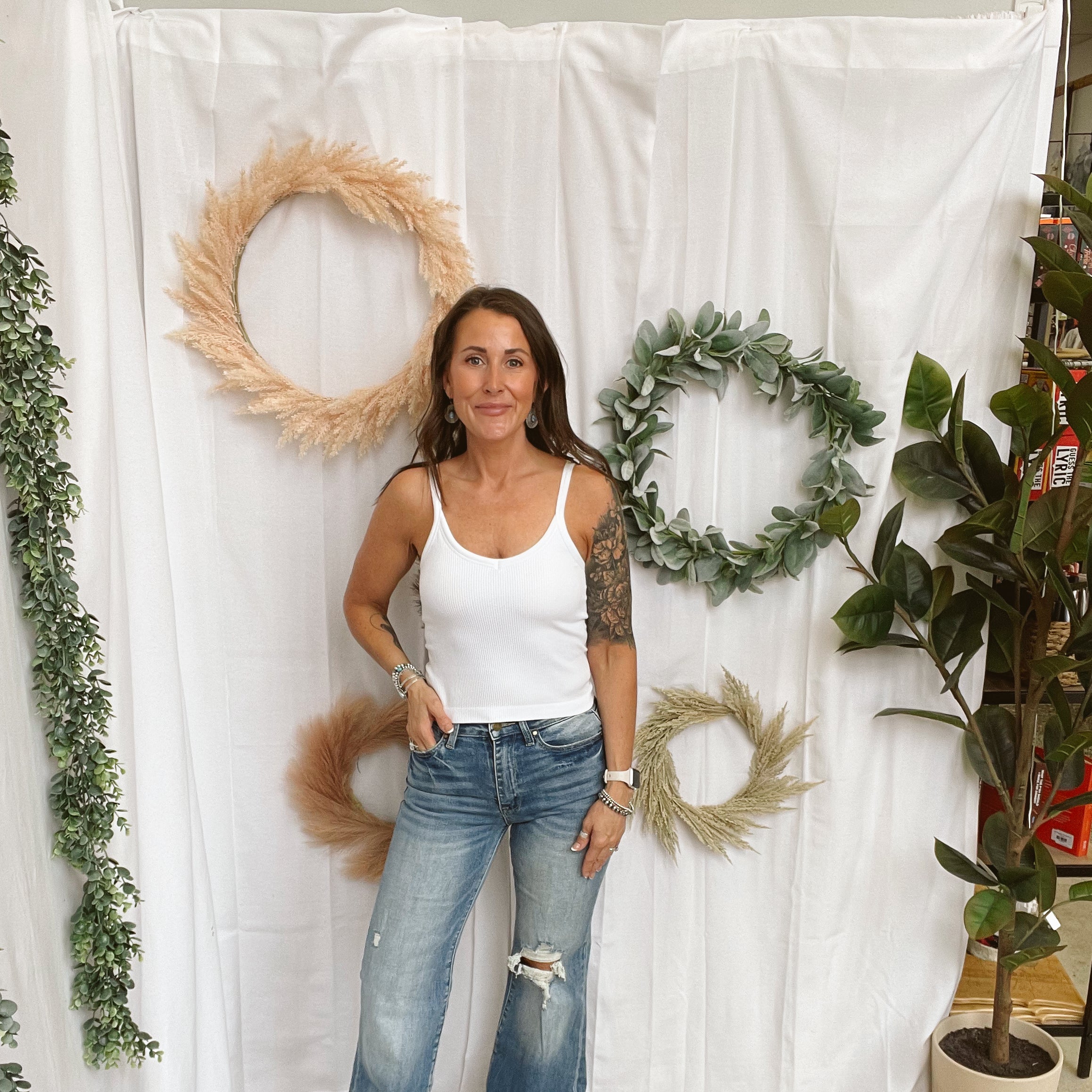 Ribbed V Neck Cami Bra-White-Bralettes-by together-The Silo Boutique, Women's Fashion Boutique Located in Warren and Grand Forks North Dakota