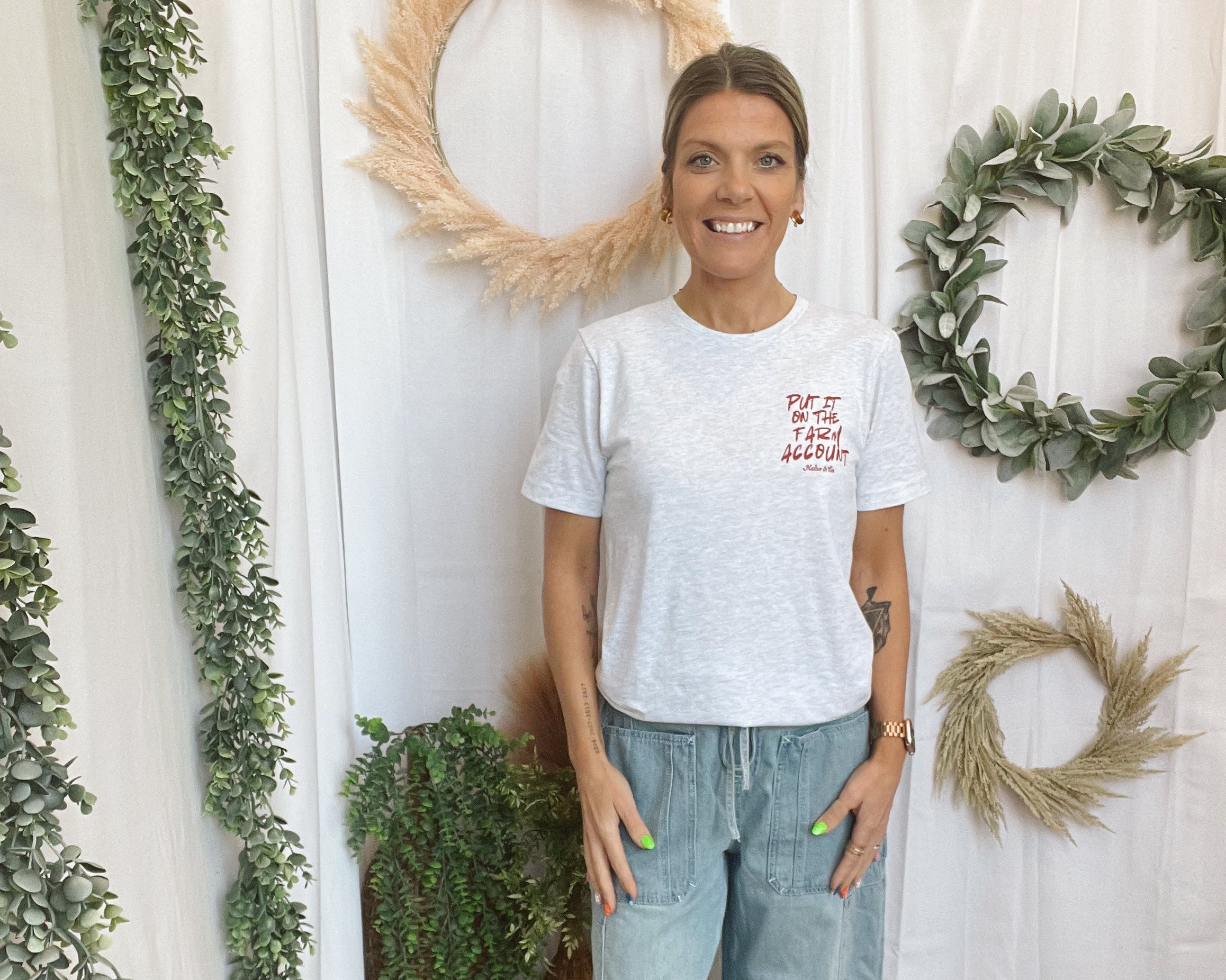 Put It On the Farm Account Tee-Graphic Tees-faire-The Silo Boutique, Women's Fashion Boutique Located in Warren and Grand Forks North Dakota