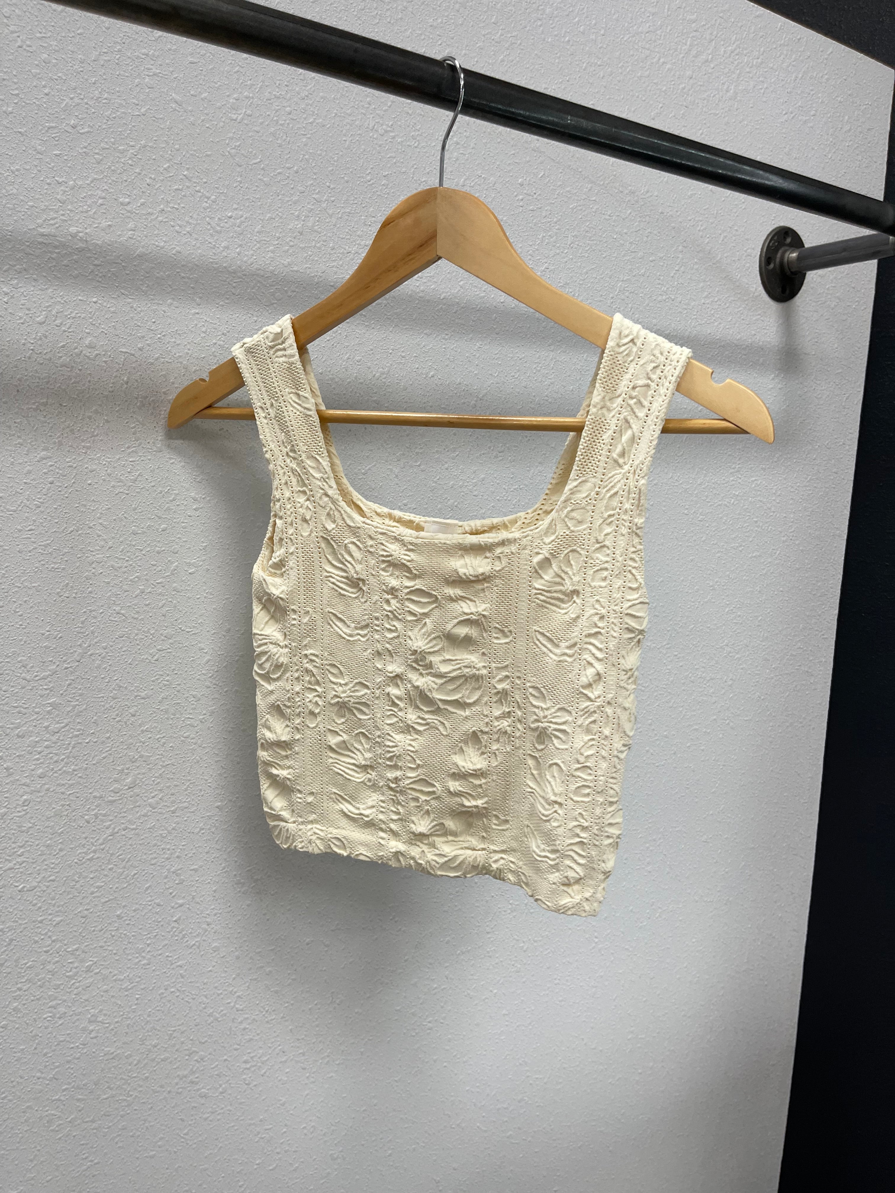 NikiBiki Double Lace Tank Top-Tank Tops-nikibiki-The Silo Boutique, Women's Fashion Boutique Located in Warren and Grand Forks North Dakota