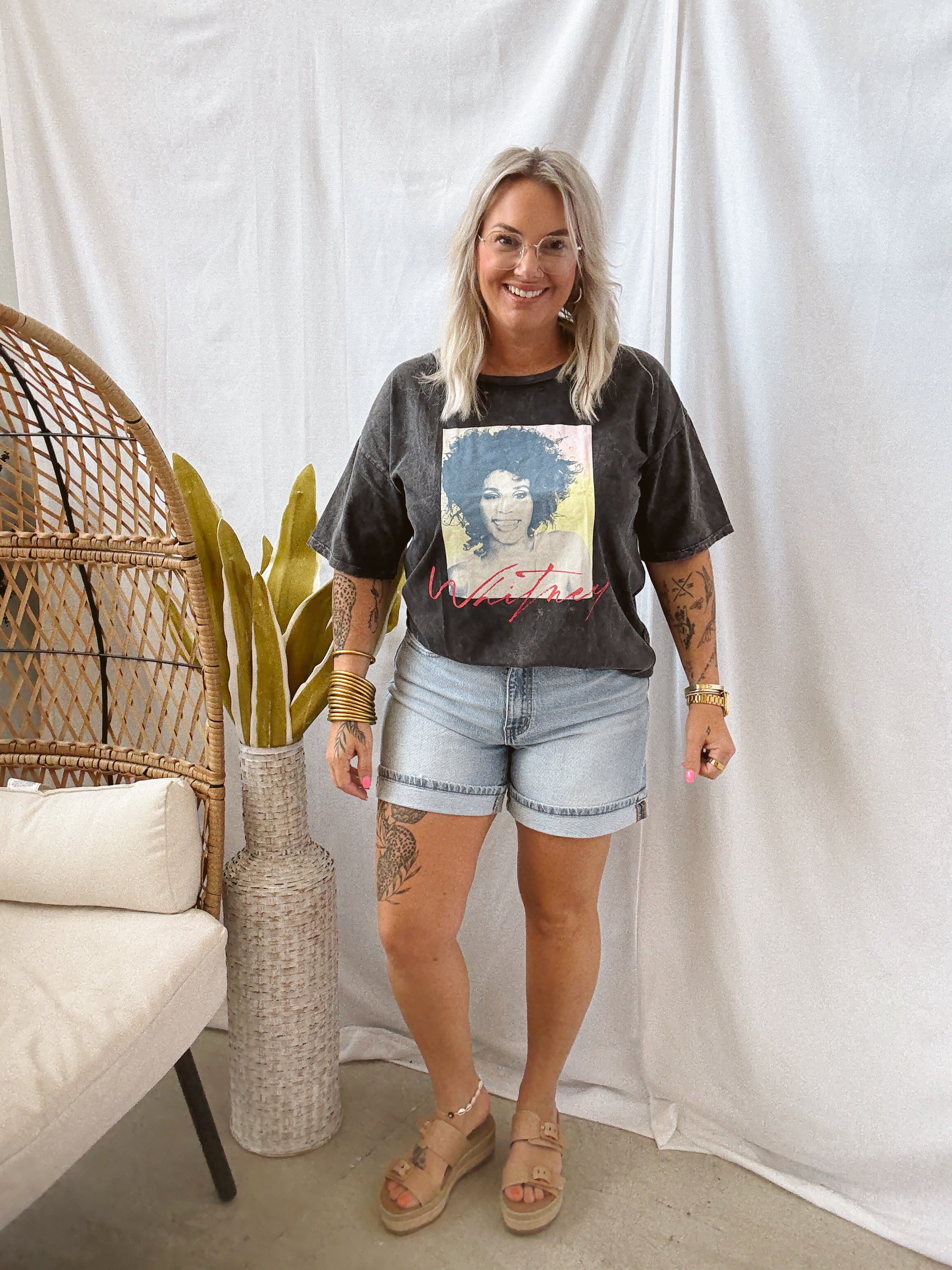 Whitney Tee-Graphic Tees-promesa-The Silo Boutique, Women's Fashion Boutique Located in Warren and Grand Forks North Dakota