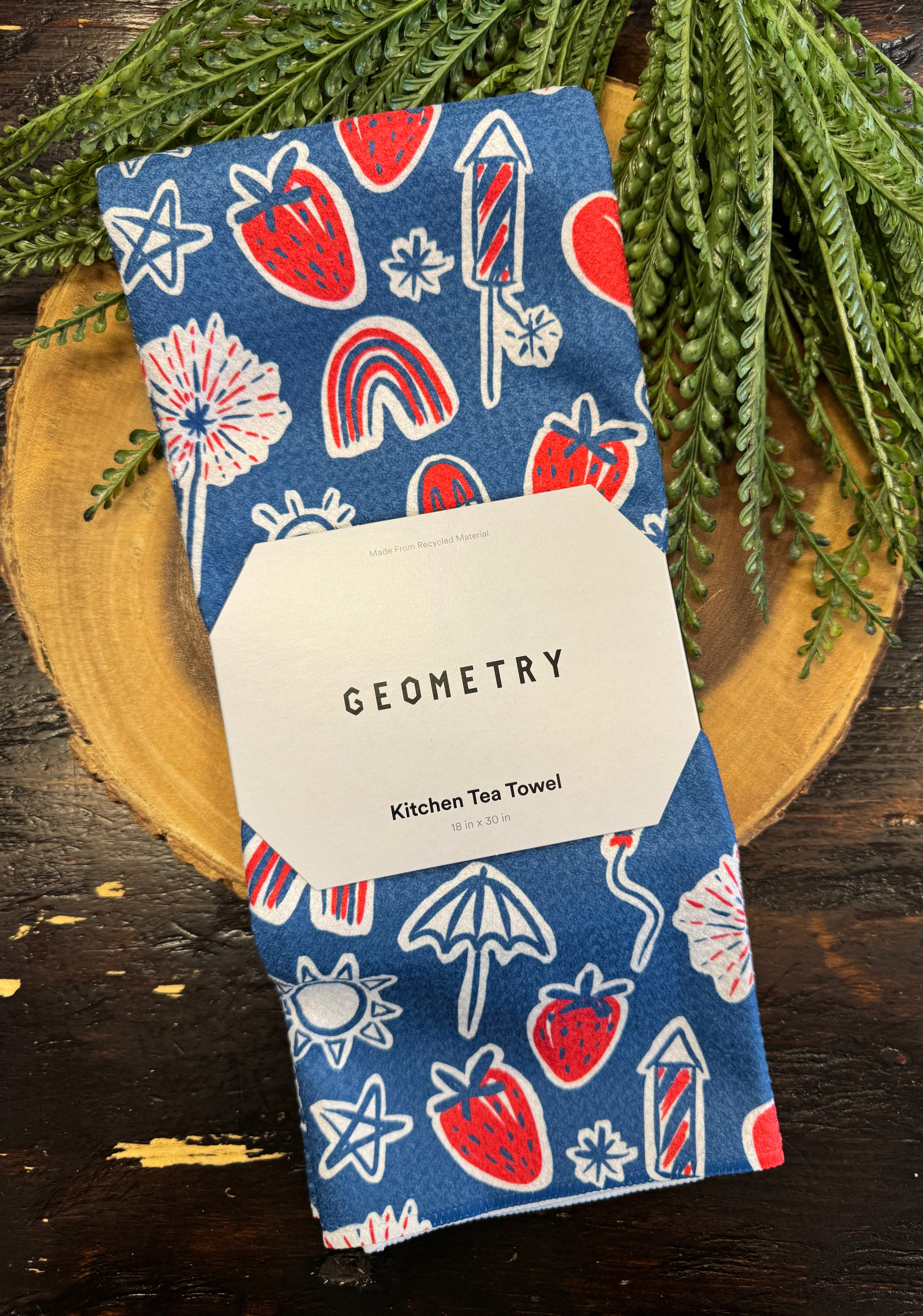 Geometry Tea Towel-dish cloth-geometry-The Silo Boutique, Women's Fashion Boutique Located in Warren and Grand Forks North Dakota