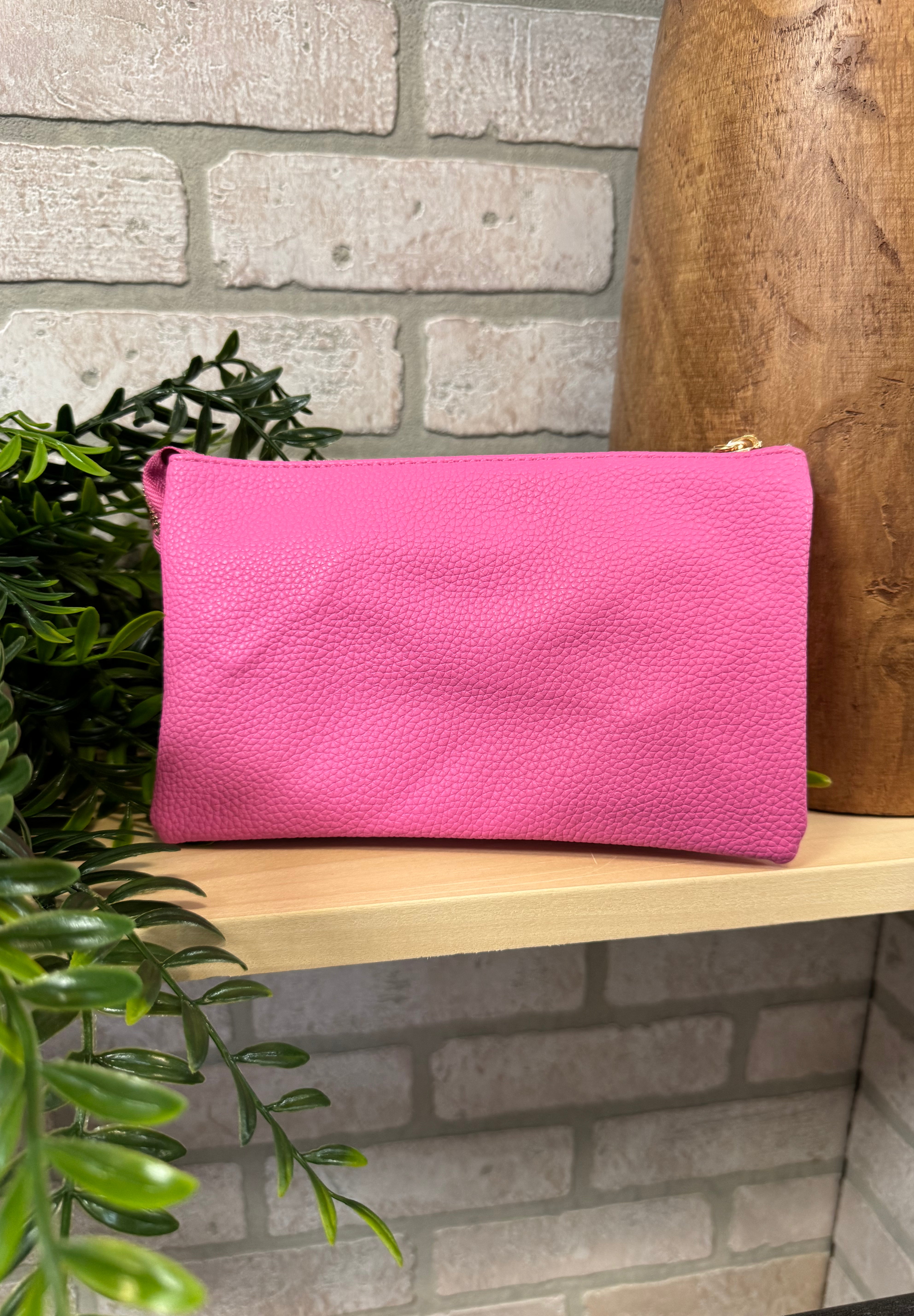 Riley 3 Compartment Crossbody/Wristlet-Crossbody Purses-Jen and Co-The Silo Boutique, Women's Fashion Boutique Located in Warren and Grand Forks North Dakota