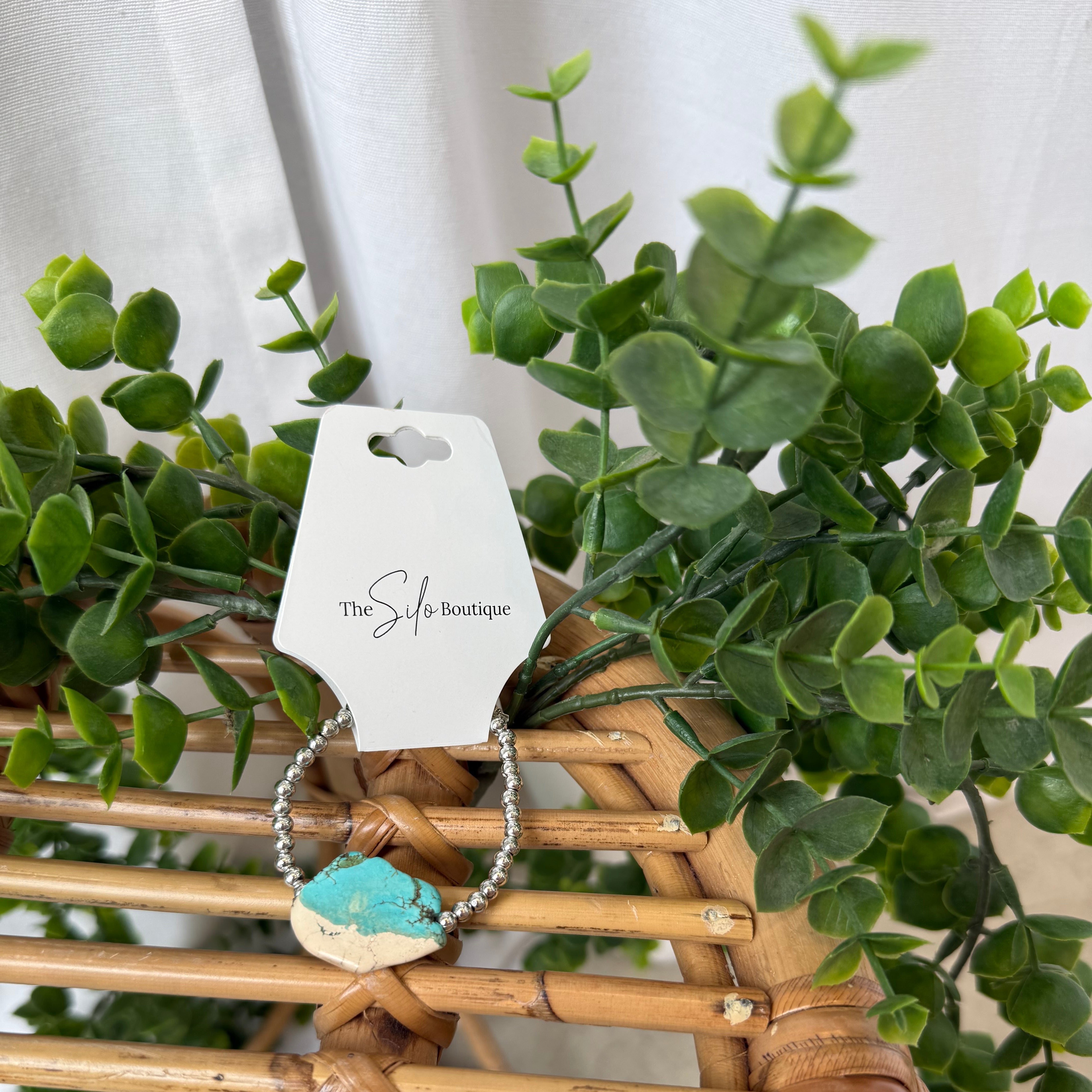 Ragin Turquoise Bracelet-Bracelets-faire-The Silo Boutique, Women's Fashion Boutique Located in Warren and Grand Forks North Dakota