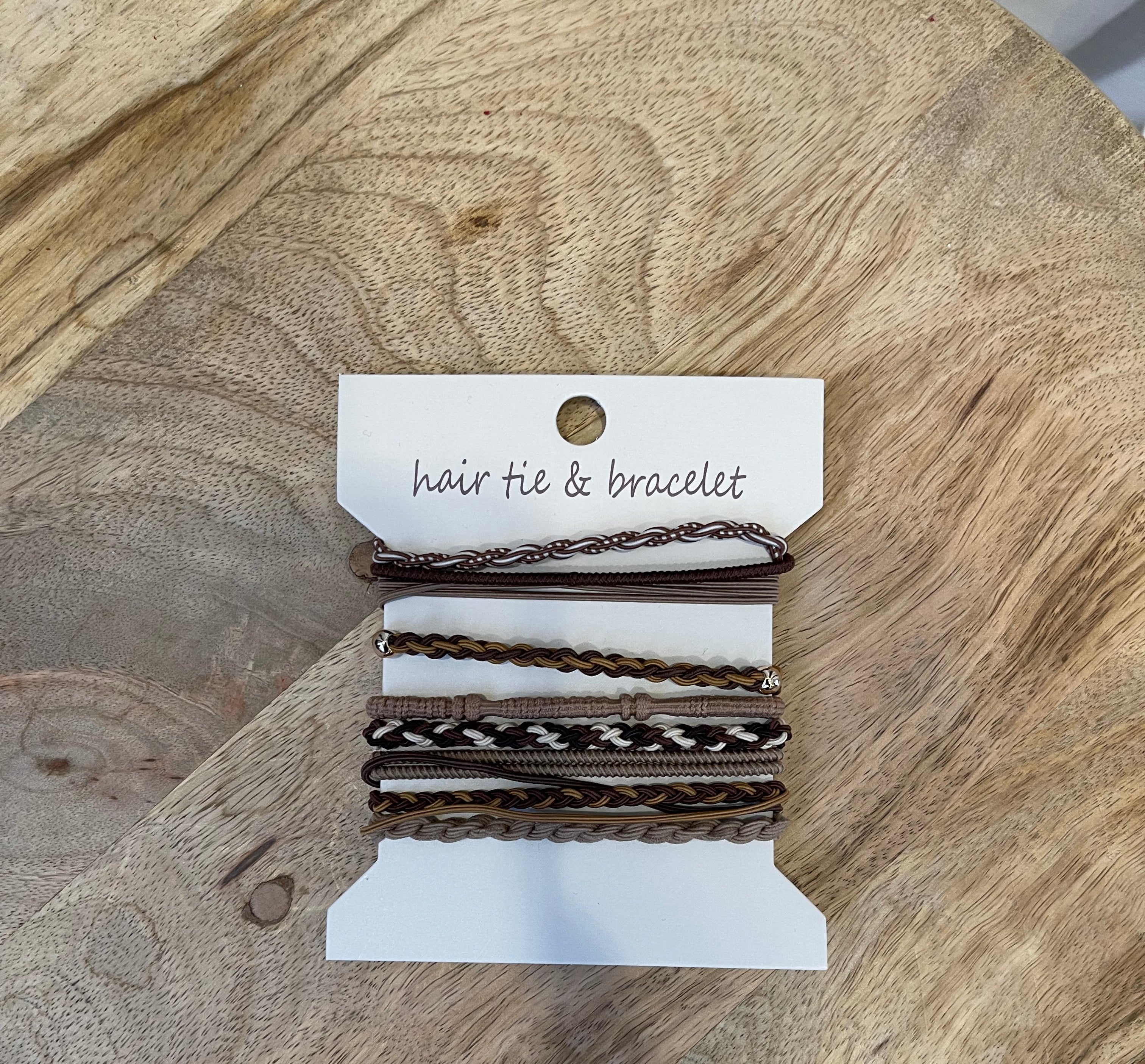 Lynn Hair Ties Bracelet-Bracelets-joss-The Silo Boutique, Women's Fashion Boutique Located in Warren and Grand Forks North Dakota