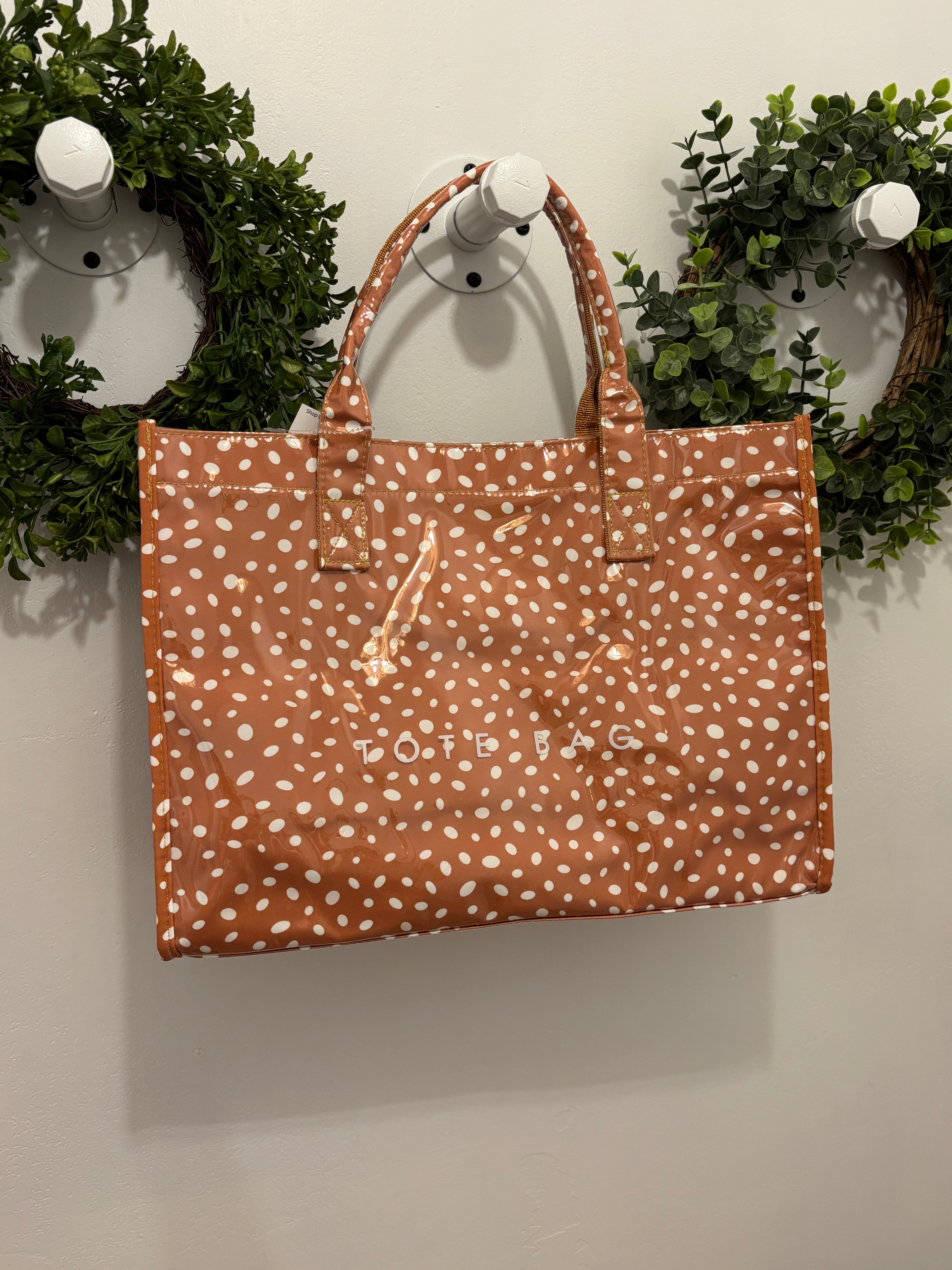 Fawntastic Vinyl Tote Bag-Purses-faire-The Silo Boutique, Women's Fashion Boutique Located in Warren and Grand Forks North Dakota