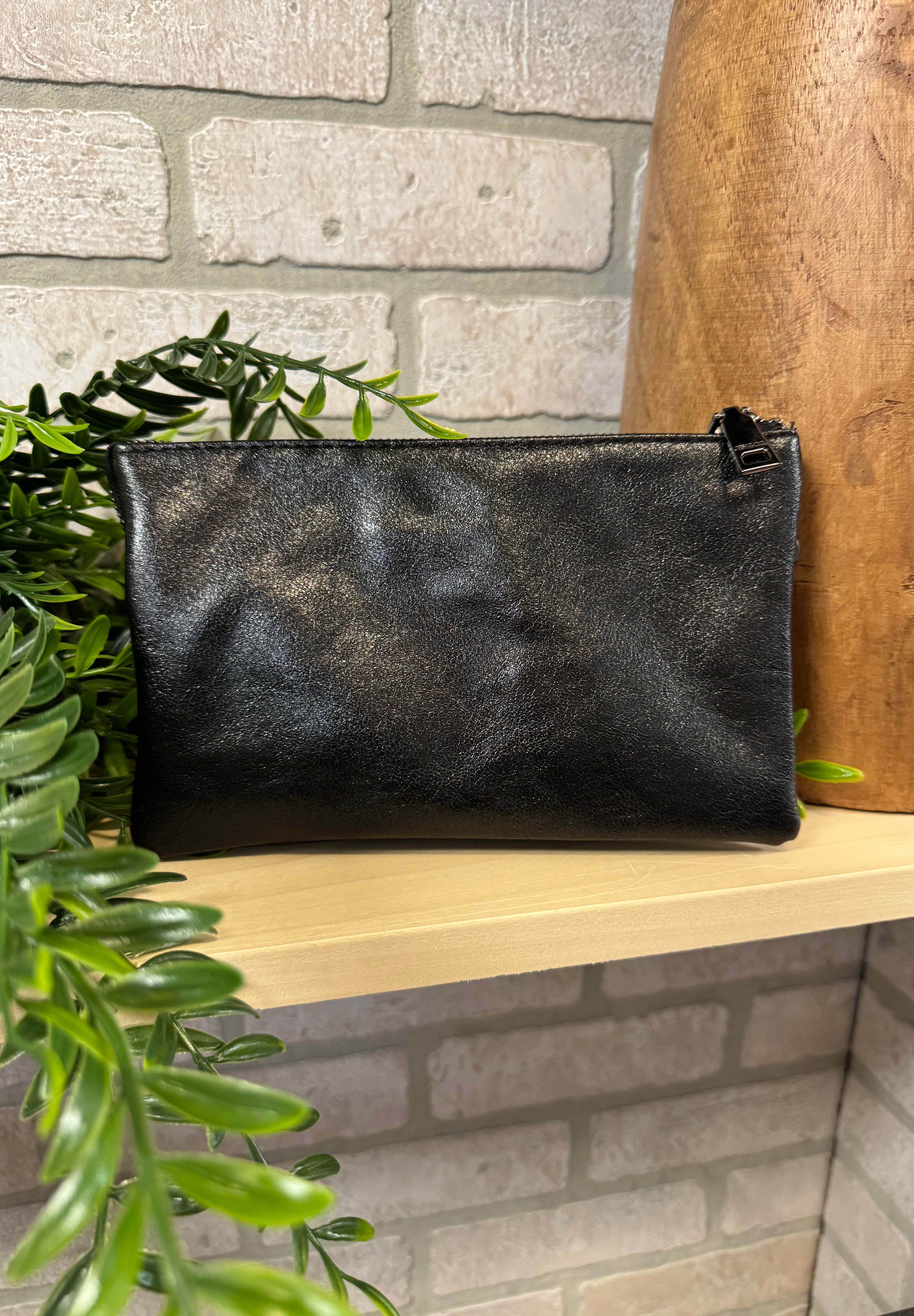 Riley 3 Compartment Crossbody/Wristlet-Crossbody Purses-Jen and Co-The Silo Boutique, Women's Fashion Boutique Located in Warren and Grand Forks North Dakota