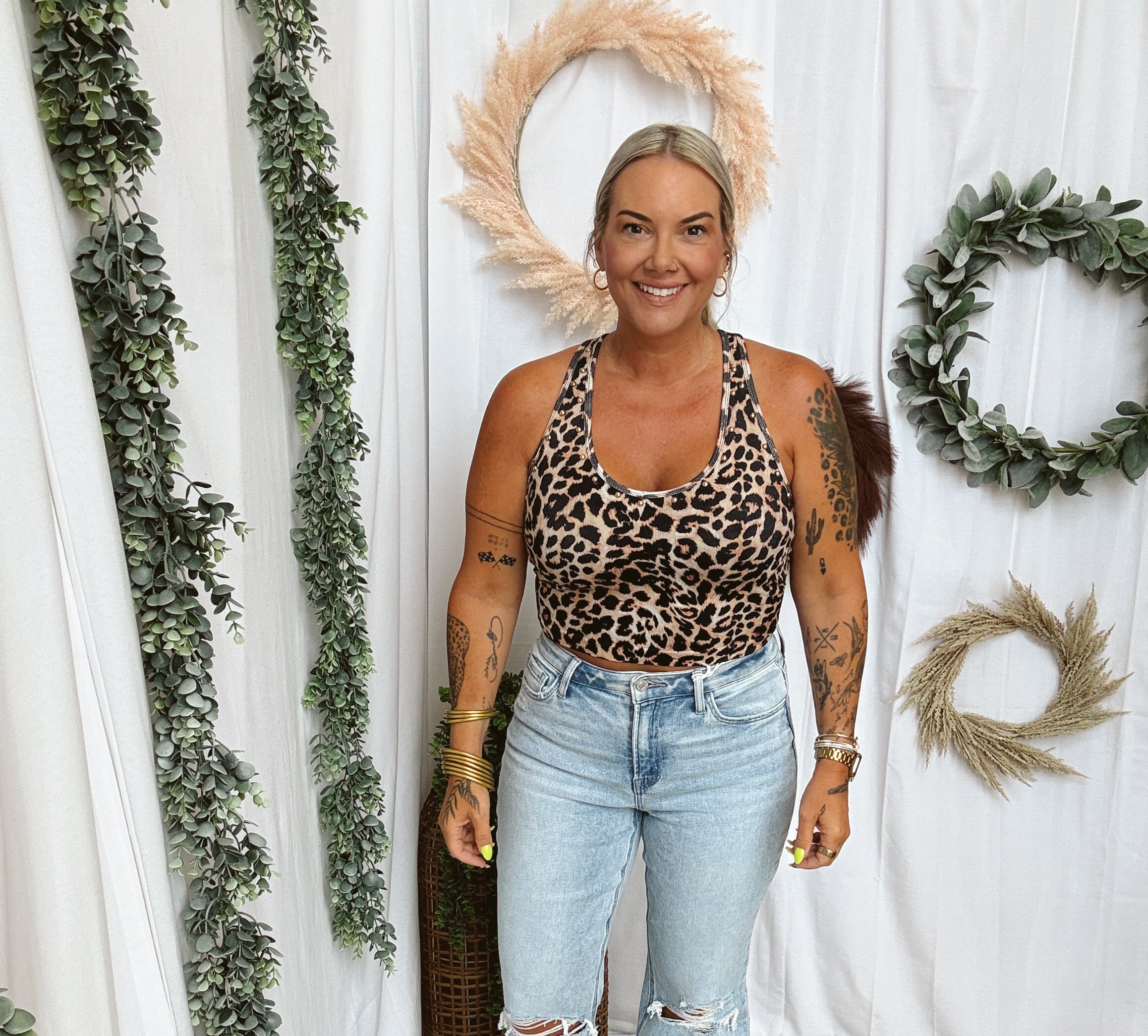 Pebbie Forevee Brami-Leopard-Bralettes-pebble-The Silo Boutique, Women's Fashion Boutique Located in Warren and Grand Forks North Dakota
