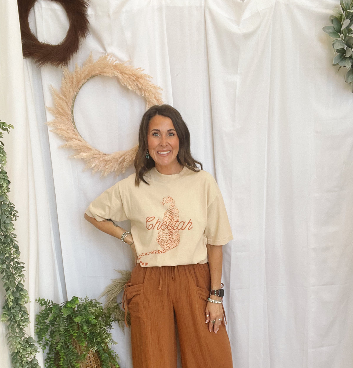 Jane Cheetah Graphic Tee-Graphic Tees-jade by jane-The Silo Boutique, Women's Fashion Boutique Located in Warren and Grand Forks North Dakota