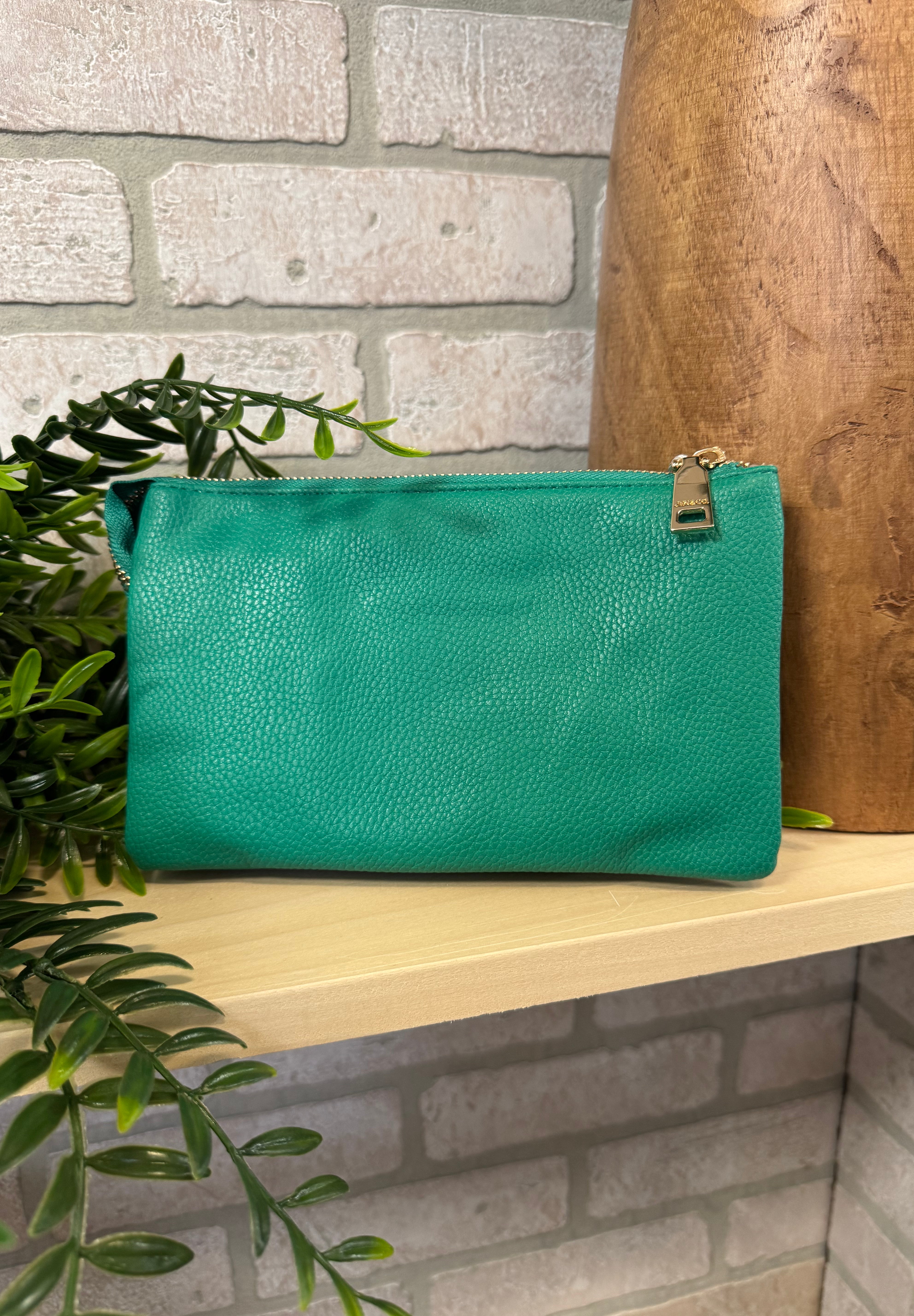 Riley 3 Compartment Crossbody/Wristlet-Crossbody Purses-Jen and Co-The Silo Boutique, Women's Fashion Boutique Located in Warren and Grand Forks North Dakota