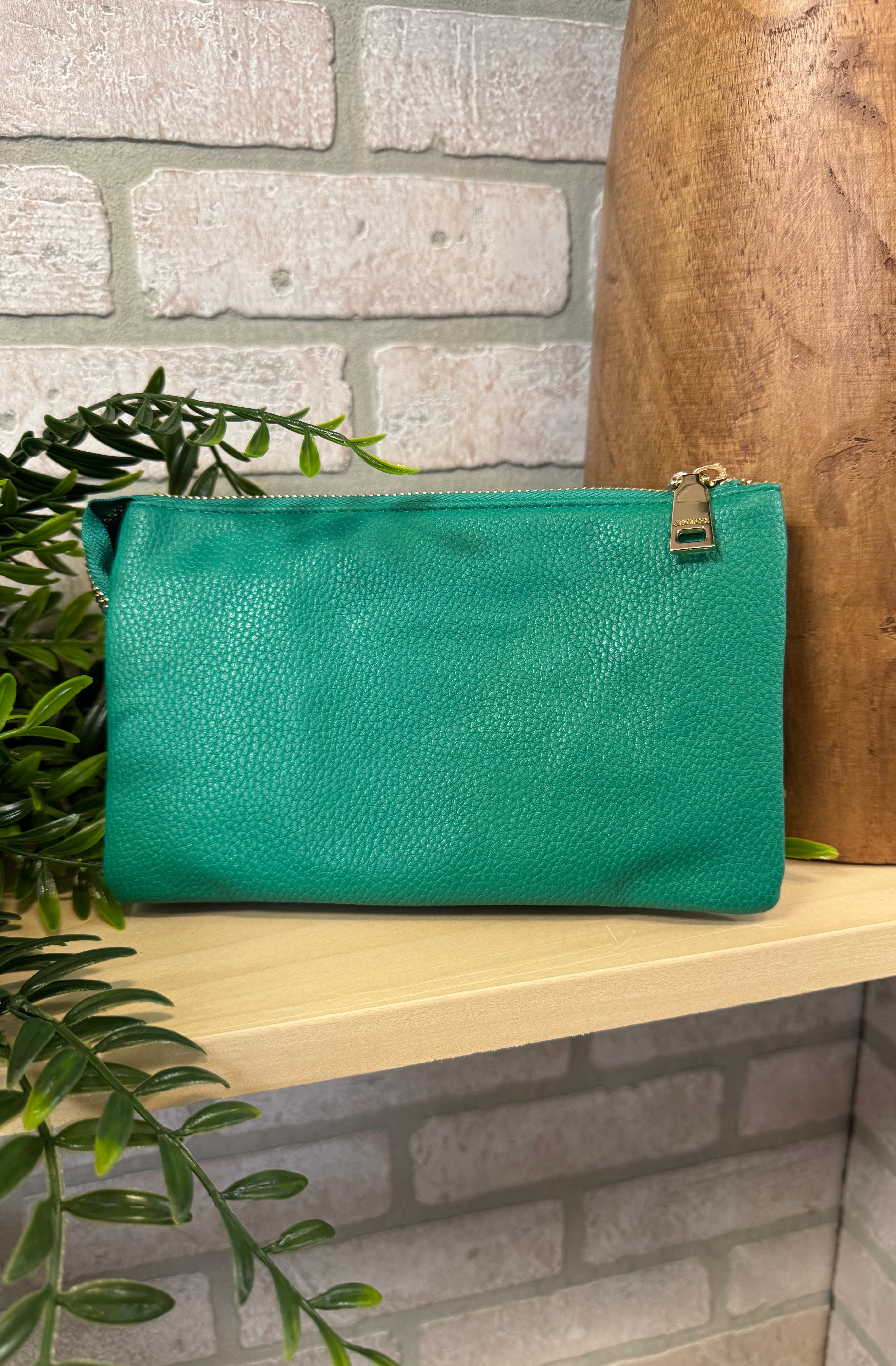 Riley 3 Compartment Crossbody/Wristlet-Crossbody Purses-Jen and Co-The Silo Boutique, Women's Fashion Boutique Located in Warren and Grand Forks North Dakota