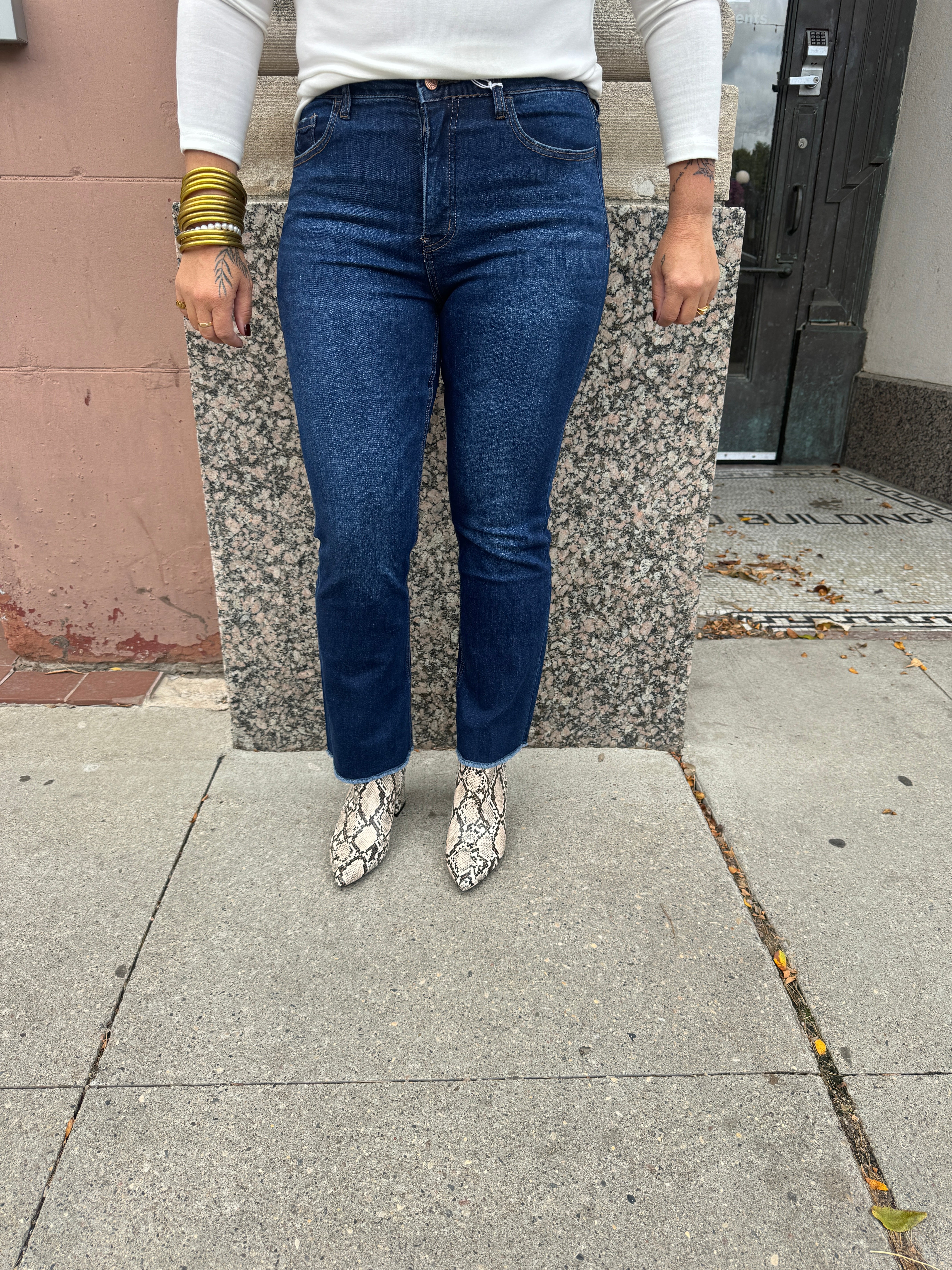 Lovervet Dark Denim Jeans-Final Sale-Jeans-lovervet-The Silo Boutique, Women's Fashion Boutique Located in Warren and Grand Forks North Dakota