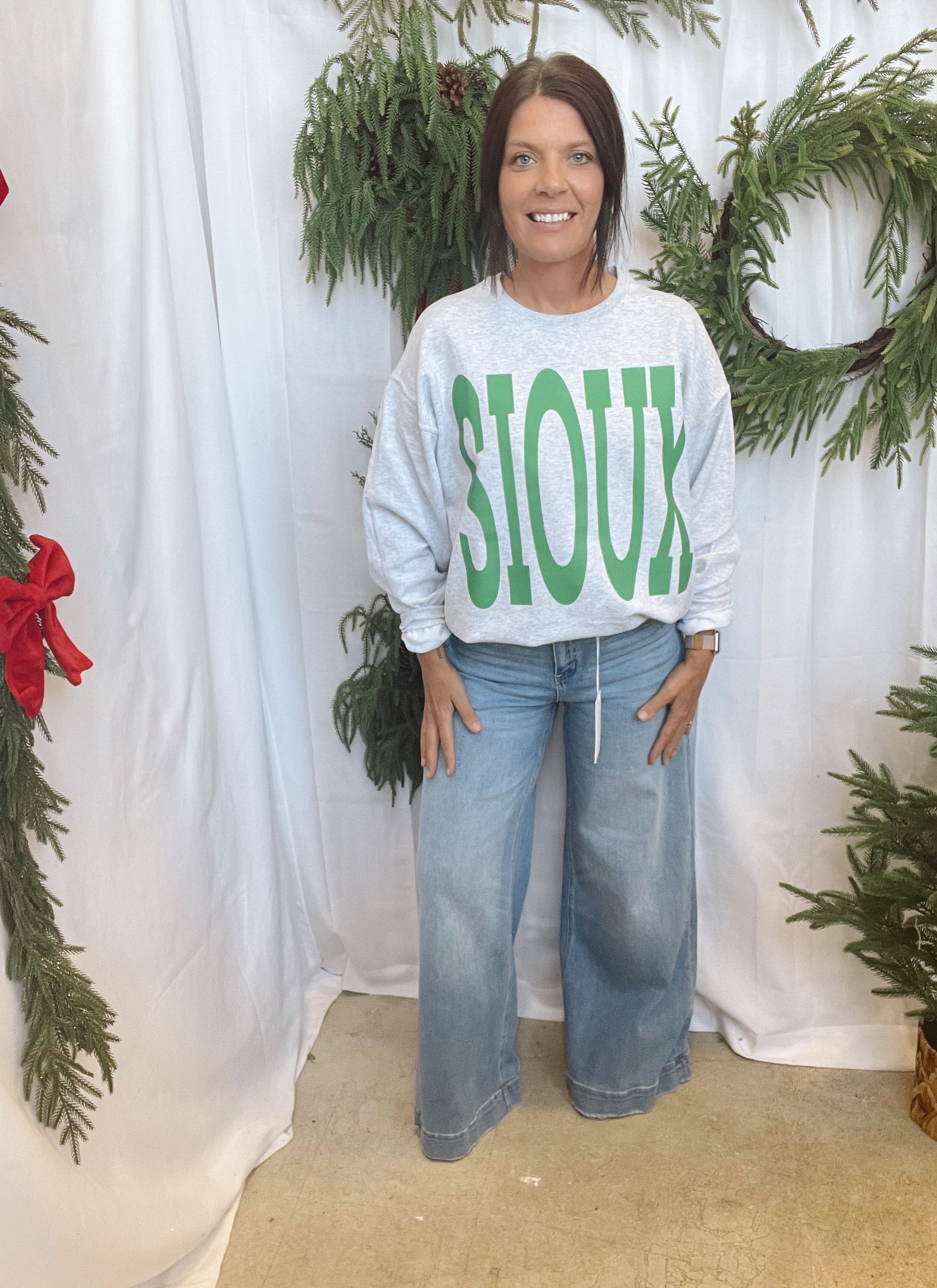 Sioux Sweatshirt-Cardigans-blackframe-The Silo Boutique, Women's Fashion Boutique Located in Warren and Grand Forks North Dakota