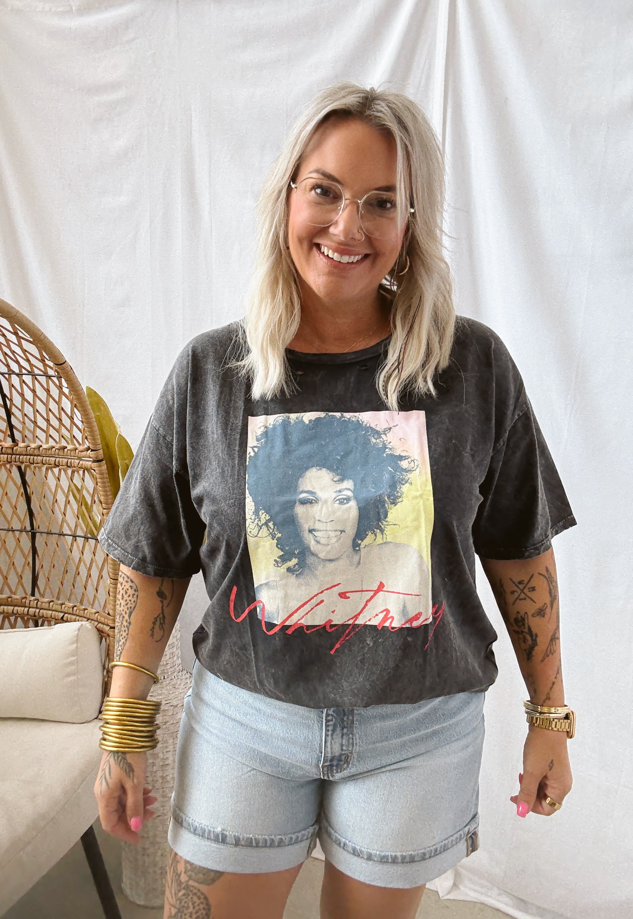 Whitney Tee-Graphic Tees-promesa-The Silo Boutique, Women's Fashion Boutique Located in Warren and Grand Forks North Dakota