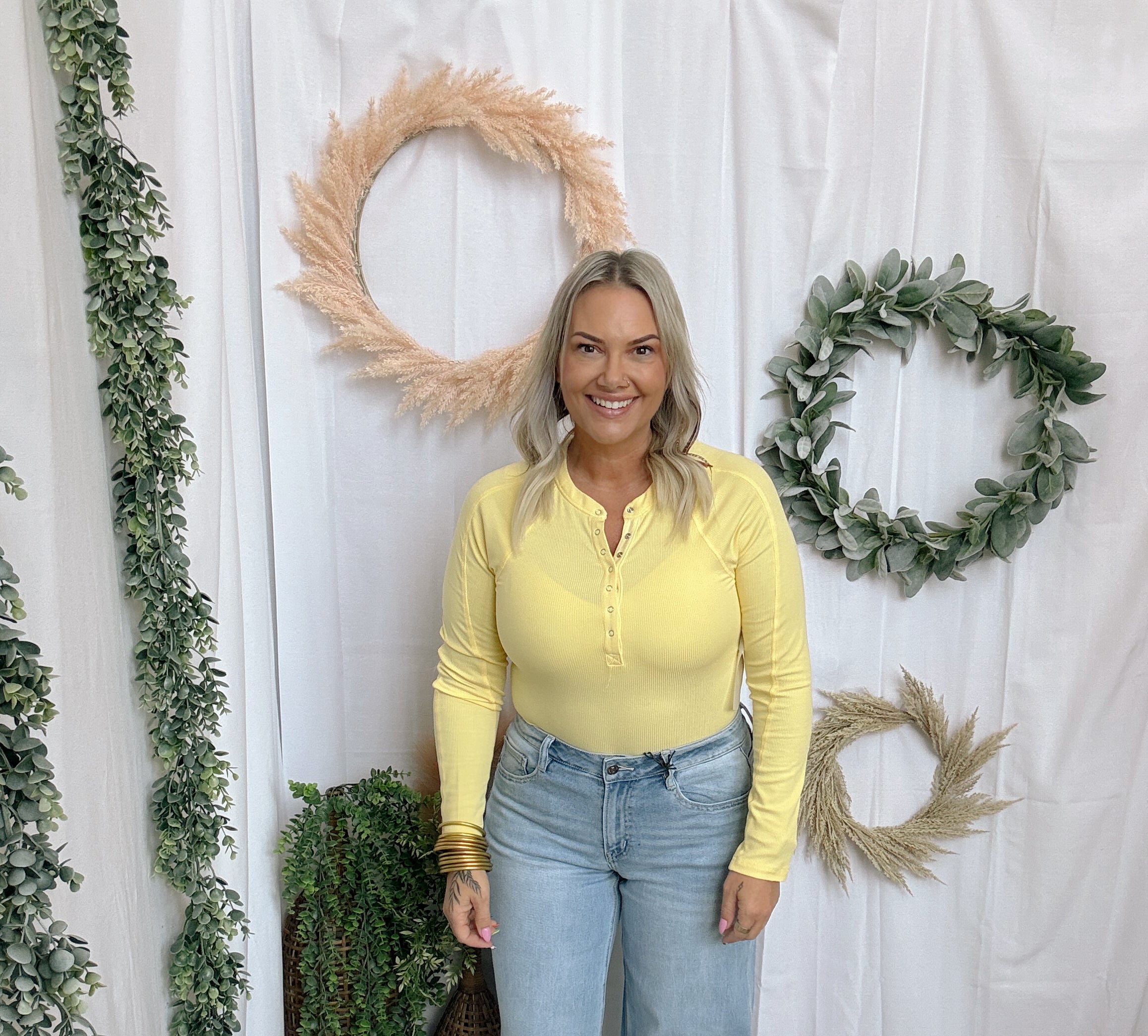 Mono B Essential Henley Top-Long Sleeve Tops-mono b-The Silo Boutique, Women's Fashion Boutique Located in Warren and Grand Forks North Dakota
