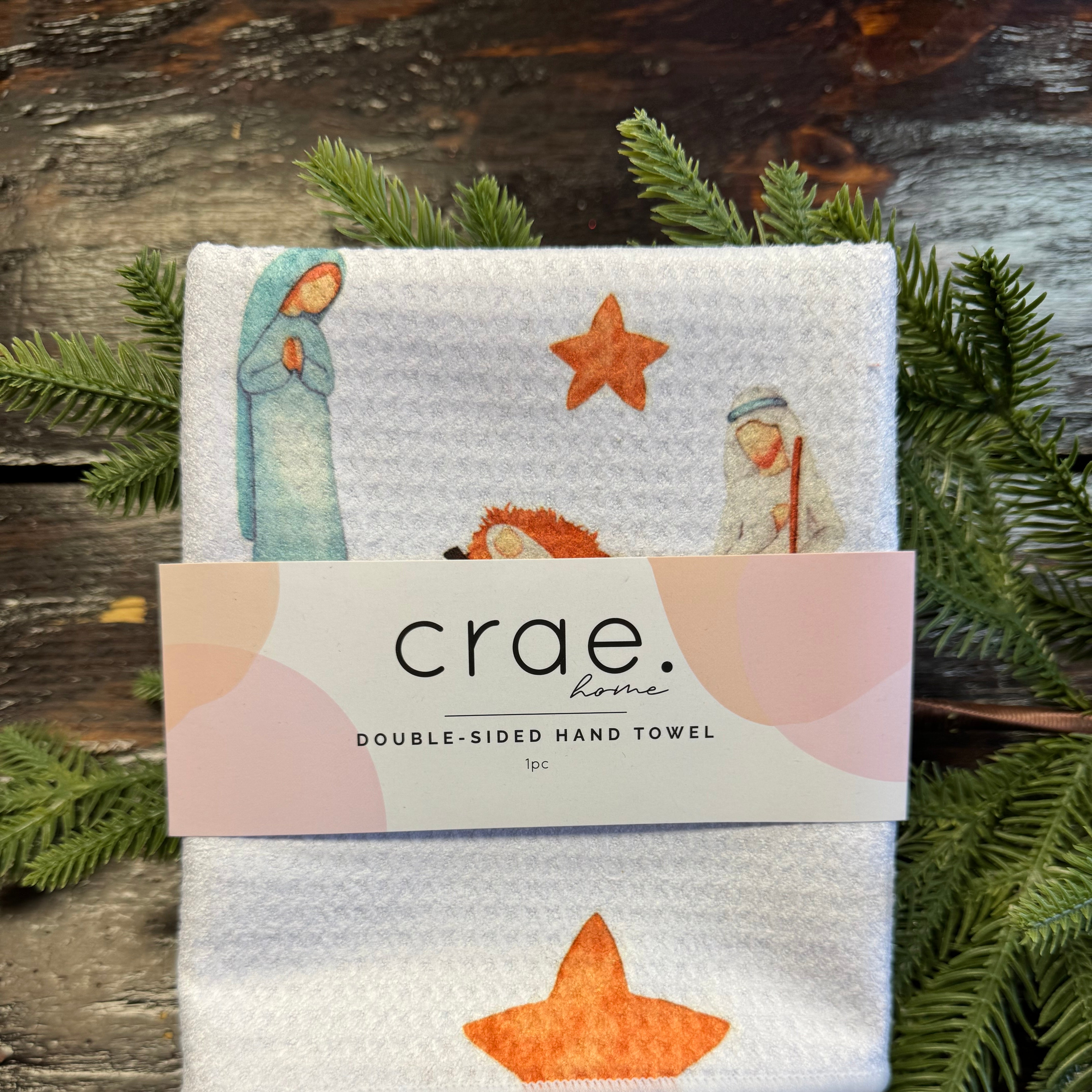 Oh Holy Night Hand Towel-Tea Towels-crae-The Silo Boutique, Women's Fashion Boutique Located in Warren and Grand Forks North Dakota