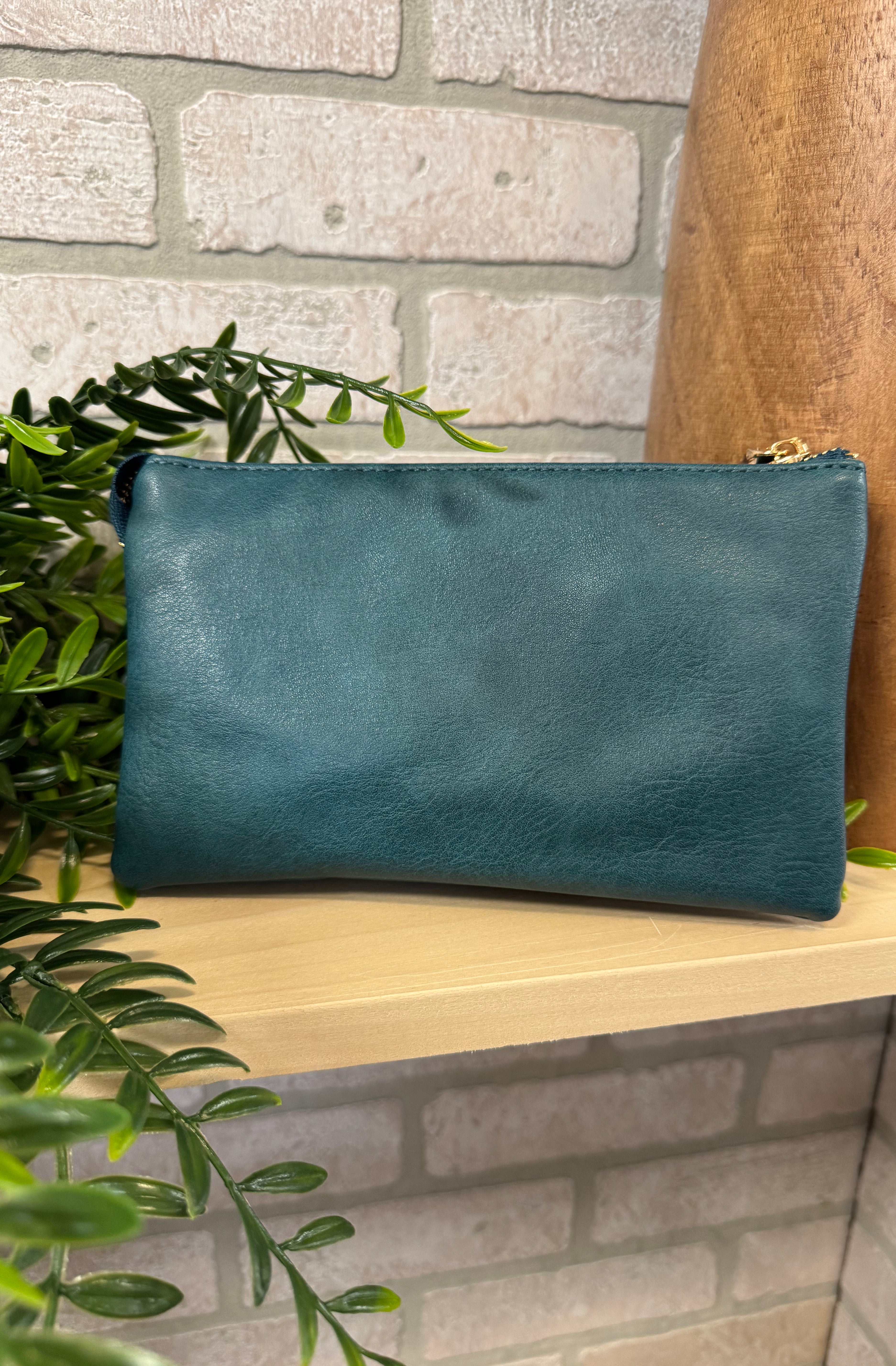 Riley 3 Compartment Crossbody/Wristlet-Crossbody Purses-Jen and Co-The Silo Boutique, Women's Fashion Boutique Located in Warren and Grand Forks North Dakota