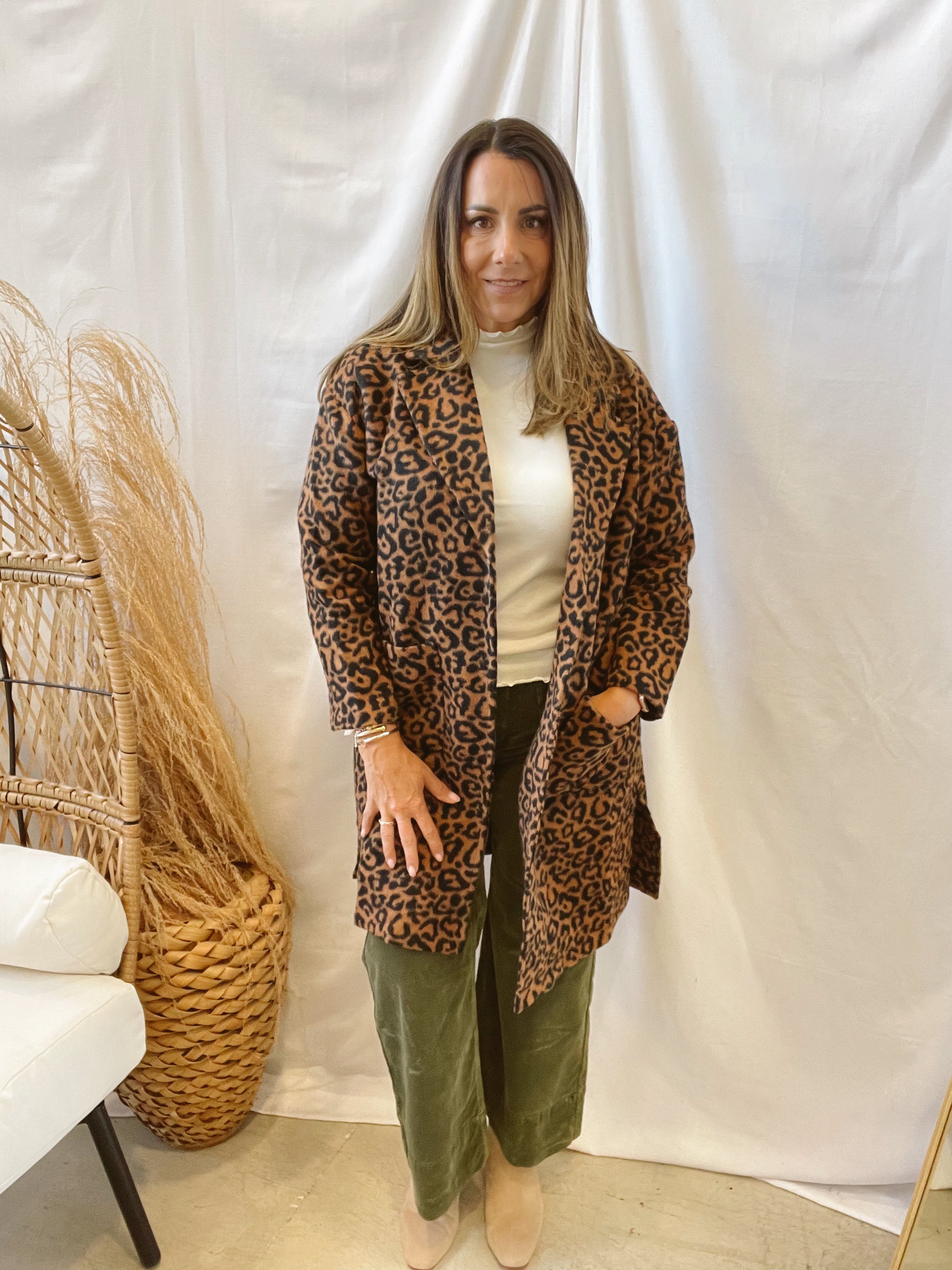Sadie Sage Leopard Jacket-Long Sleeve Tops-sadie sage-The Silo Boutique, Women's Fashion Boutique Located in Warren and Grand Forks North Dakota
