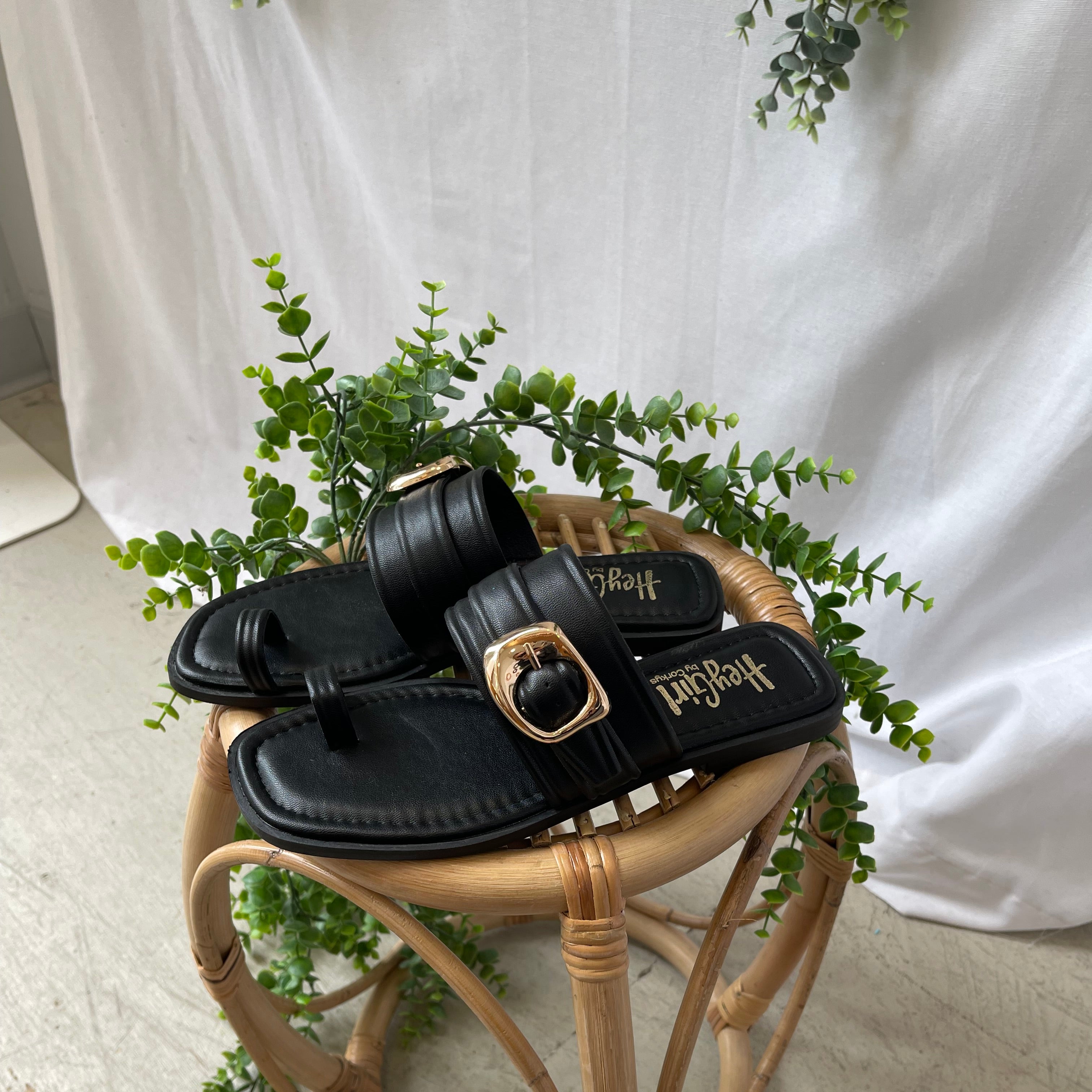 Corky's Yummy Sandal-Black-Sandals-corkys-The Silo Boutique, Women's Fashion Boutique Located in Warren and Grand Forks North Dakota