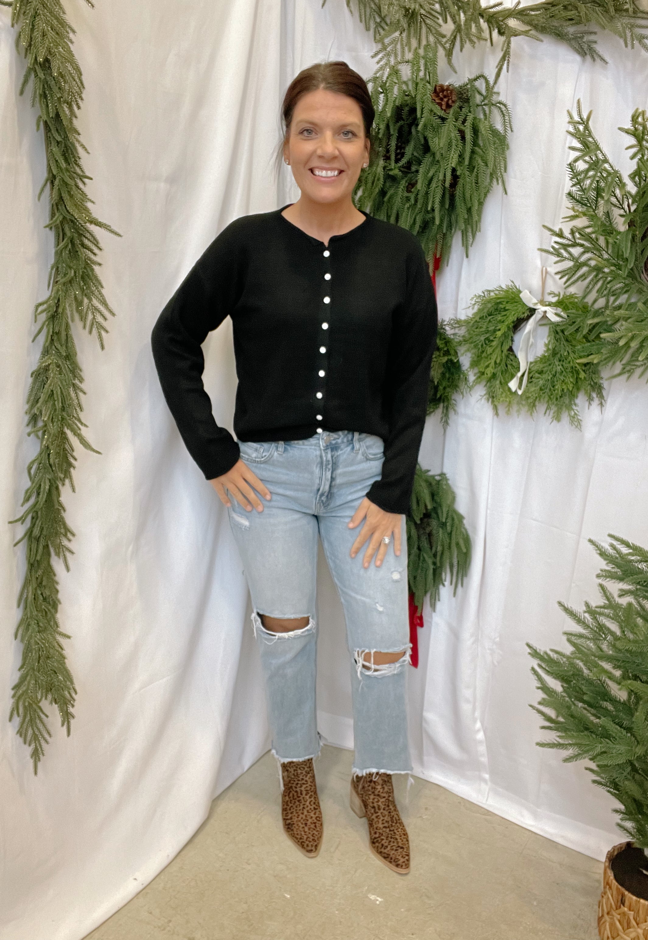 The Classic Staple Cardigan-Black-Cardigans-mimosa-The Silo Boutique, Women's Fashion Boutique Located in Warren and Grand Forks North Dakota