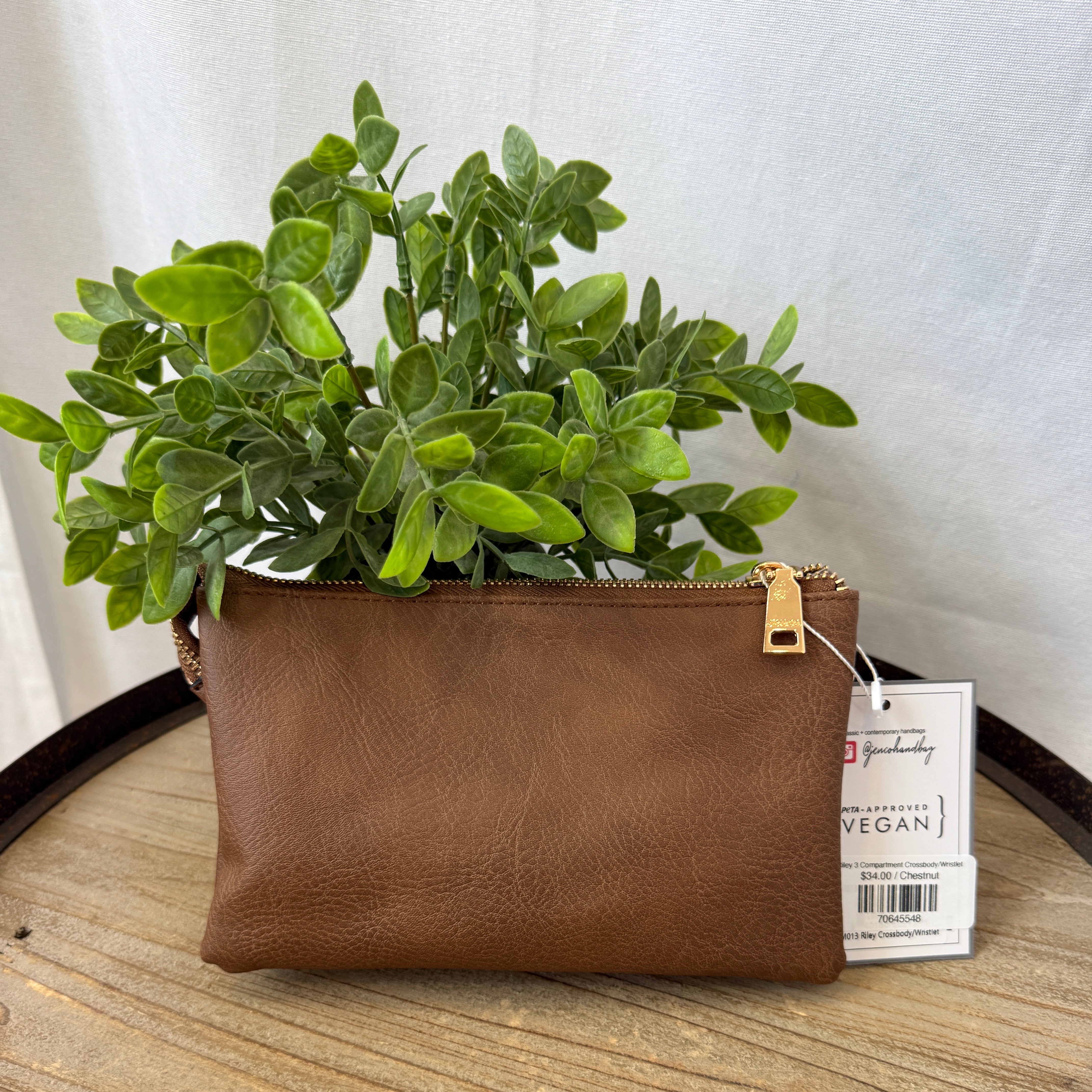 Riley 3 Compartment Crossbody/Wristlet-Crossbody Purses-Jen and Co-The Silo Boutique, Women's Fashion Boutique Located in Warren and Grand Forks North Dakota