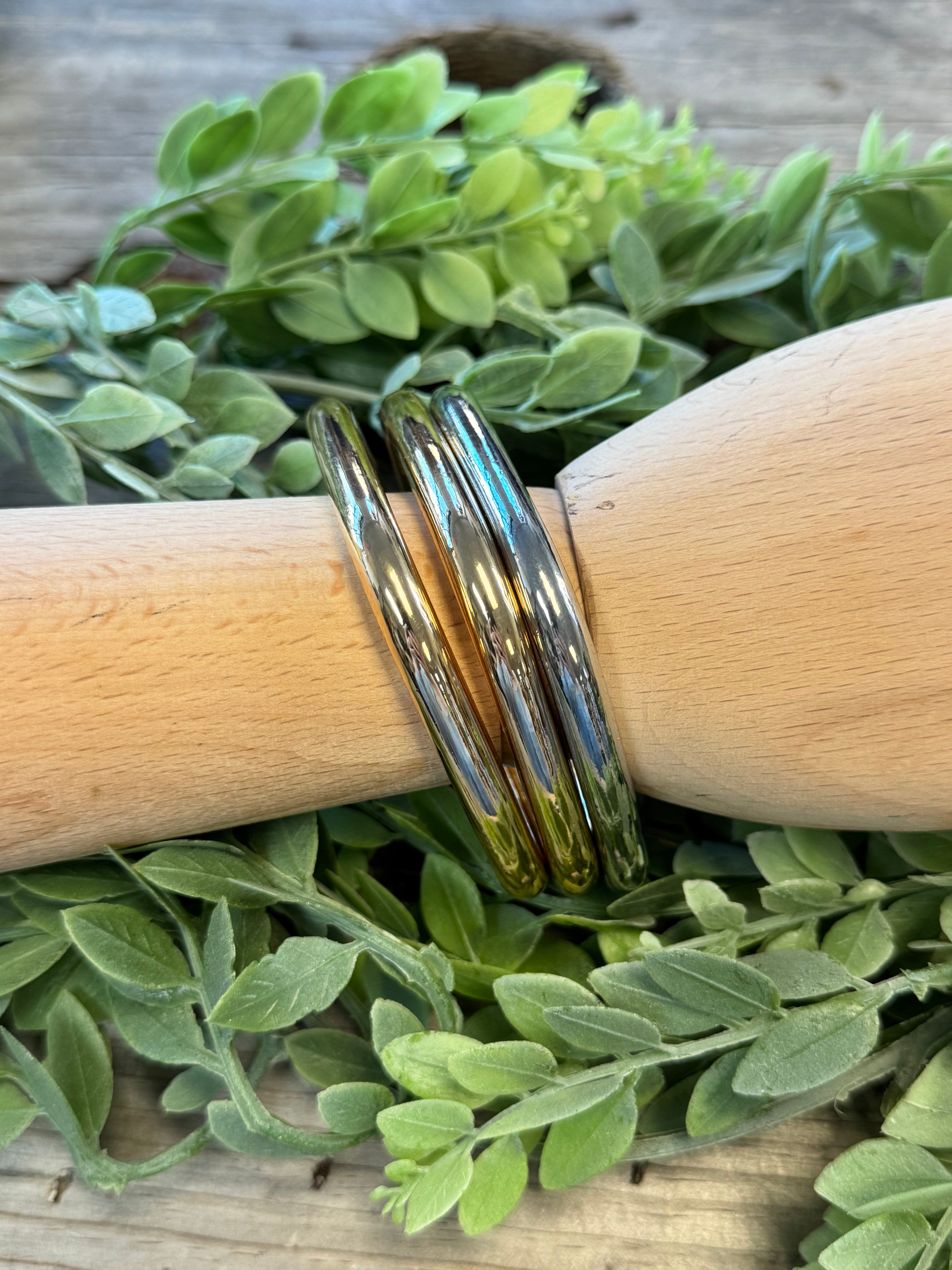 Gold and Silver Bracelet Set-Bracelets-kenze-The Silo Boutique, Women's Fashion Boutique Located in Warren and Grand Forks North Dakota