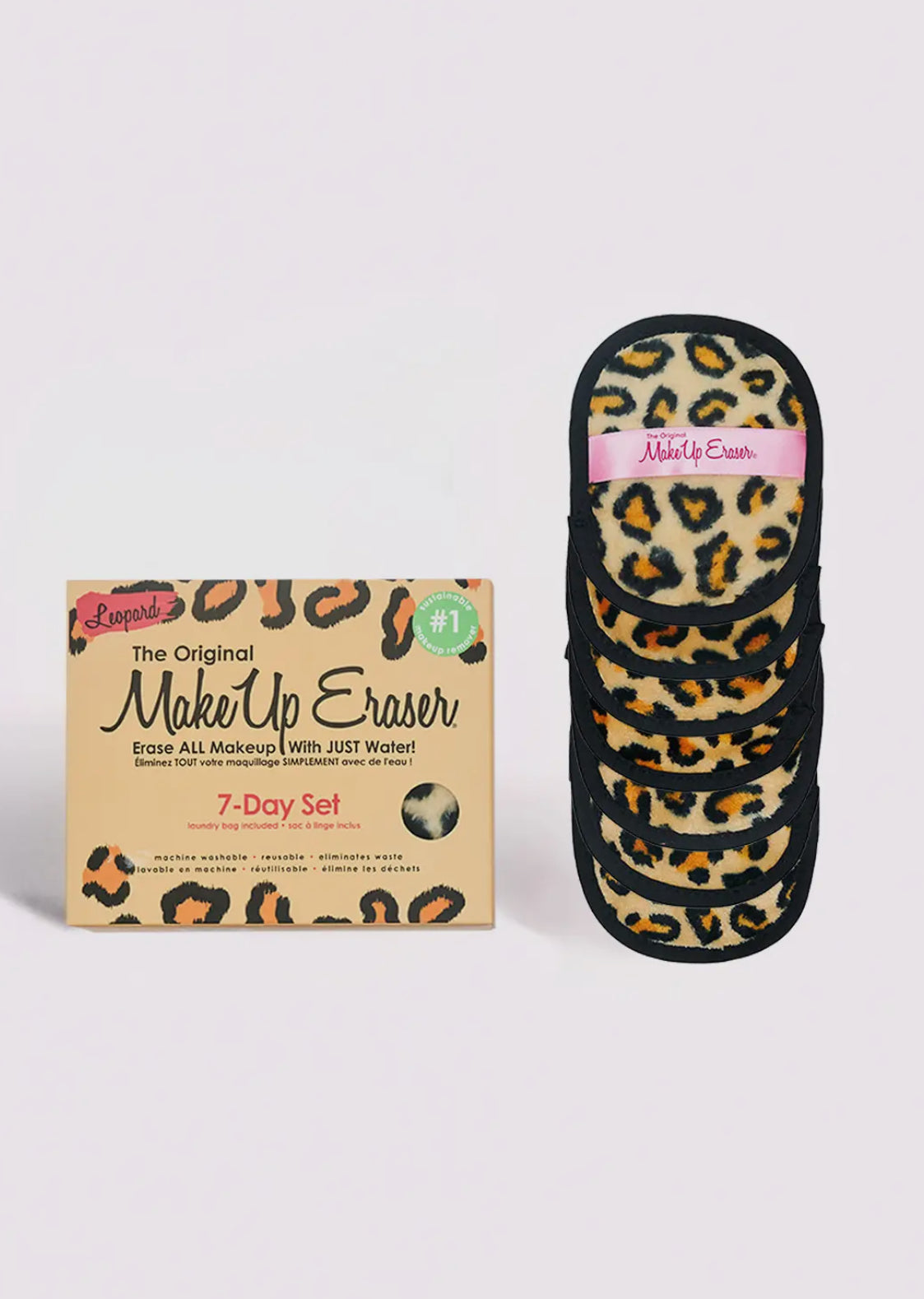 Leopard 7-Day Make Up Eraser Set-Cosmetics-Make Up Eraser-The Silo Boutique, Women's Fashion Boutique Located in Warren and Grand Forks North Dakota