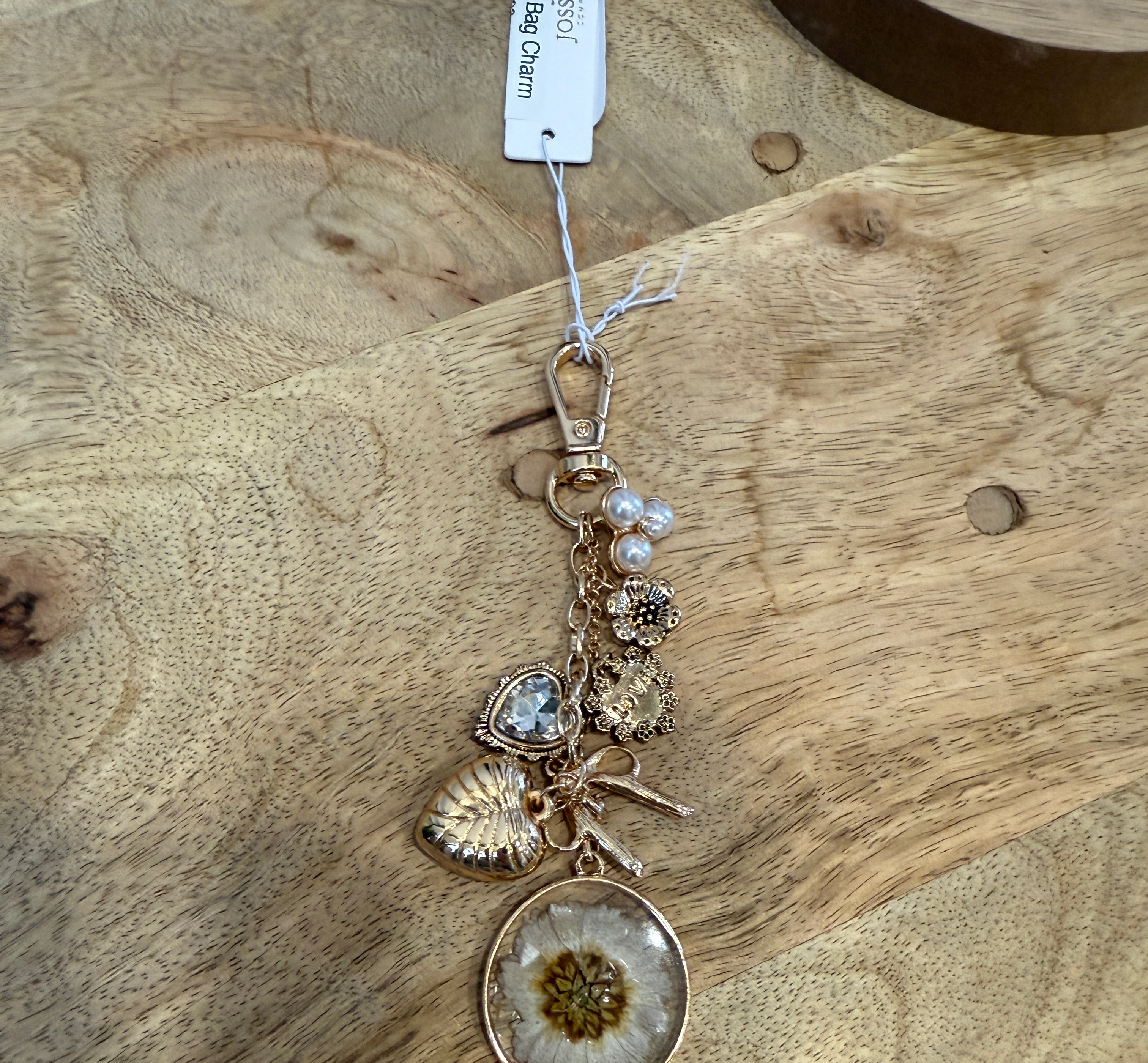 Dried Flower Bag Charm-Keychains-joss-The Silo Boutique, Women's Fashion Boutique Located in Warren and Grand Forks North Dakota