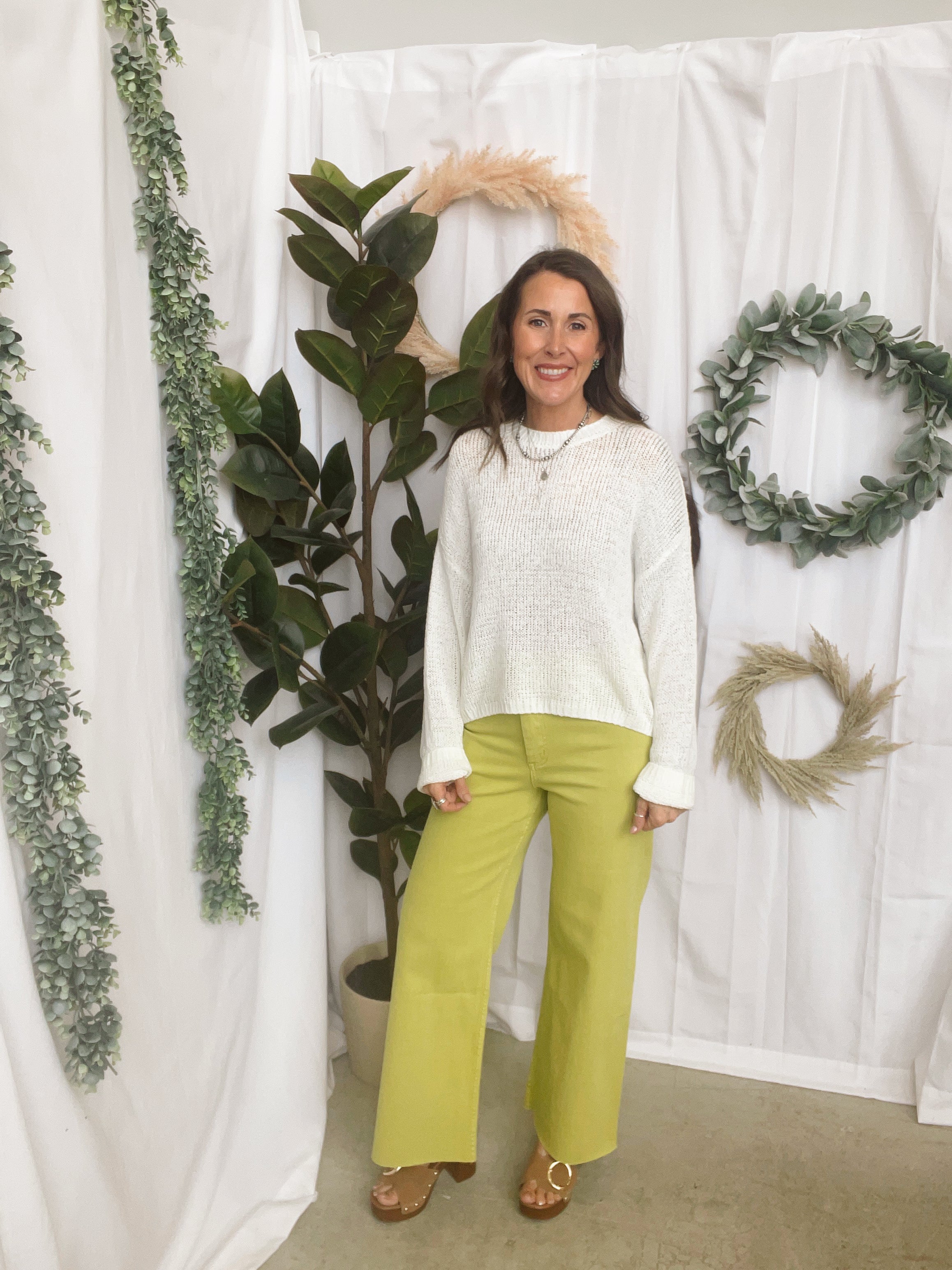 Stretch Lemon Squeeze Pants-Jeans-miou muse-The Silo Boutique, Women's Fashion Boutique Located in Warren and Grand Forks North Dakota