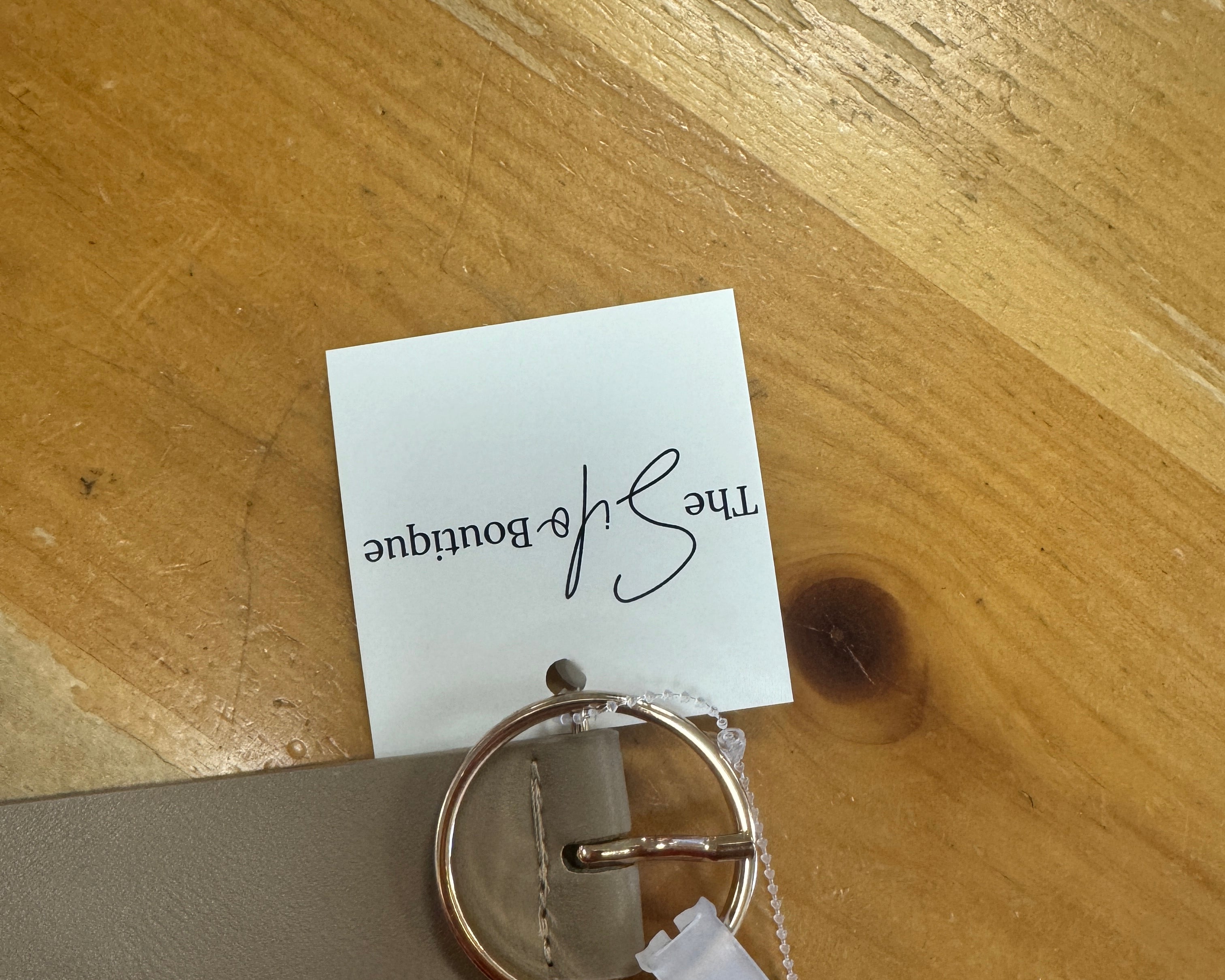 Khaki Circle Belt-Belts-Fame-The Silo Boutique, Women's Fashion Boutique Located in Warren and Grand Forks North Dakota