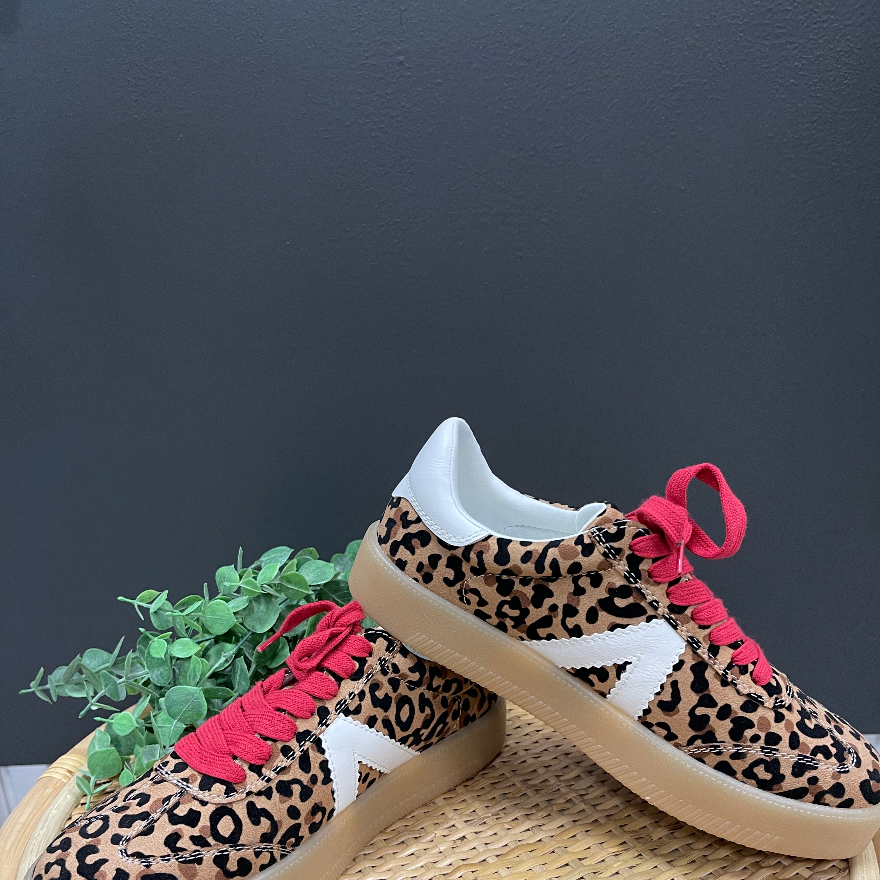 MIA Axel Leopard Sneaker-Sneakers-MIA-The Silo Boutique, Women's Fashion Boutique Located in Warren and Grand Forks North Dakota