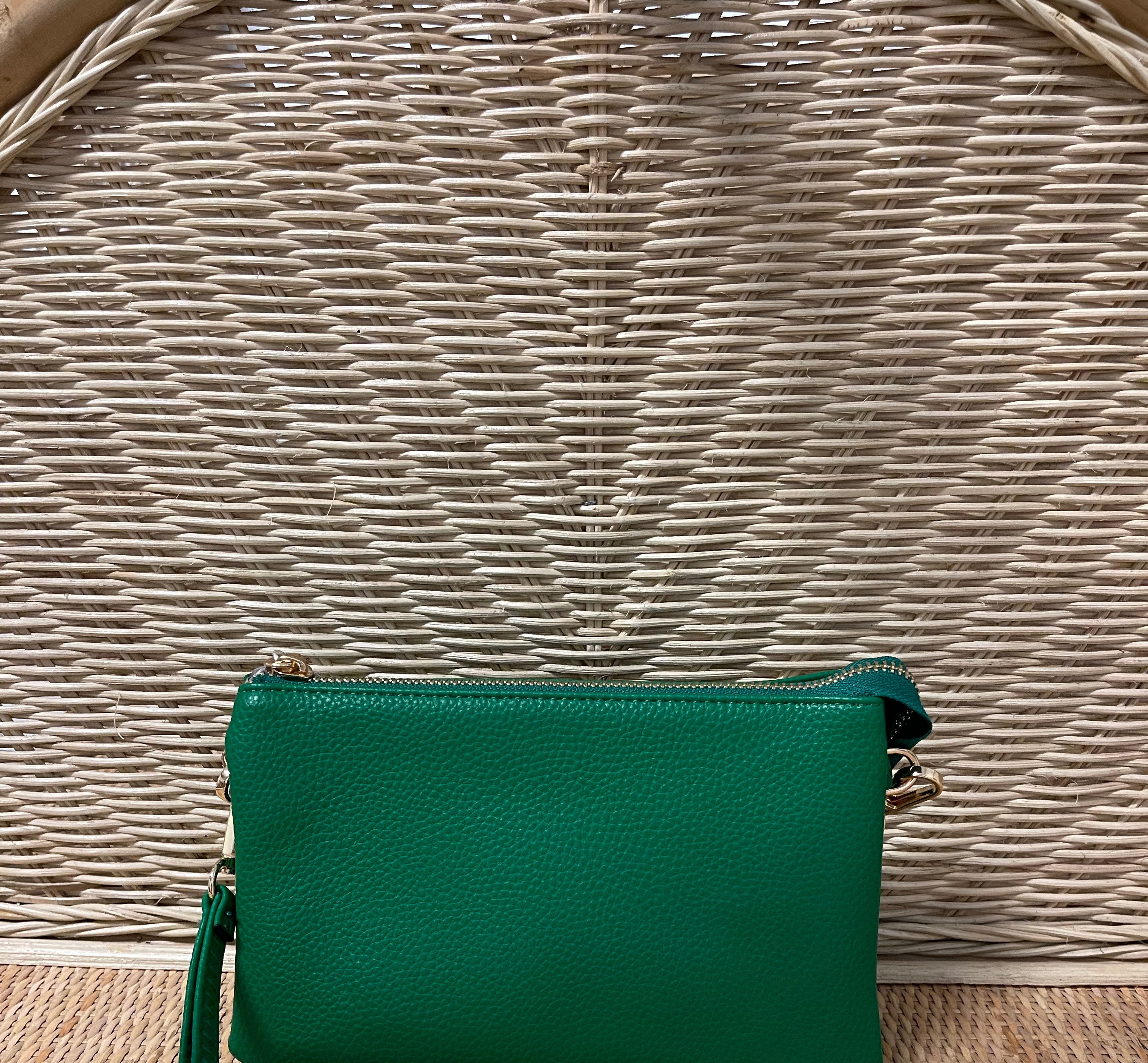 Riley 3 Compartment Crossbody/Wristlet-Crossbody Purses-Jen and Co-The Silo Boutique, Women's Fashion Boutique Located in Warren and Grand Forks North Dakota