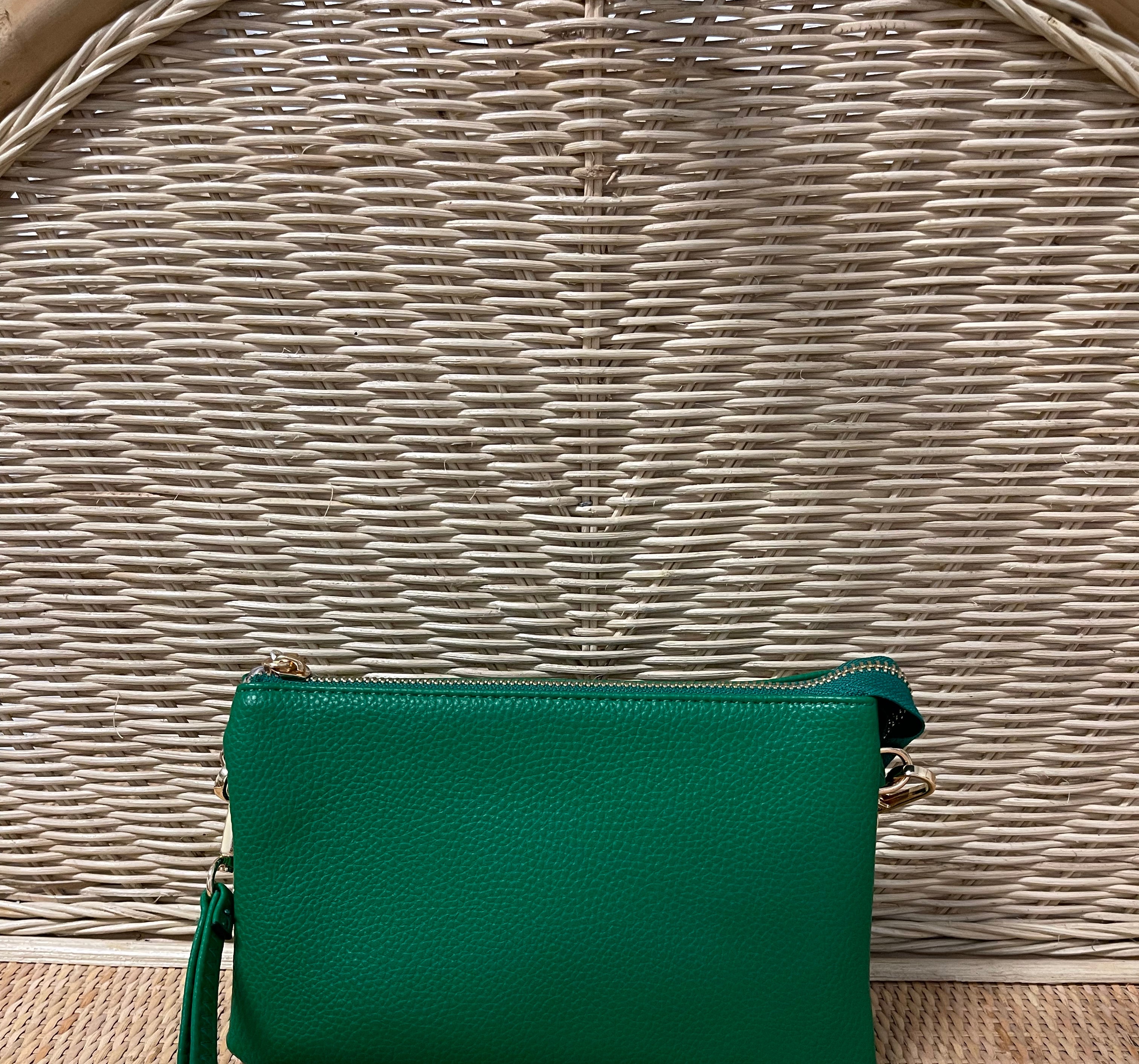 Riley 3 Compartment Crossbody/Wristlet-Crossbody Purses-Jen and Co-The Silo Boutique, Women's Fashion Boutique Located in Warren and Grand Forks North Dakota