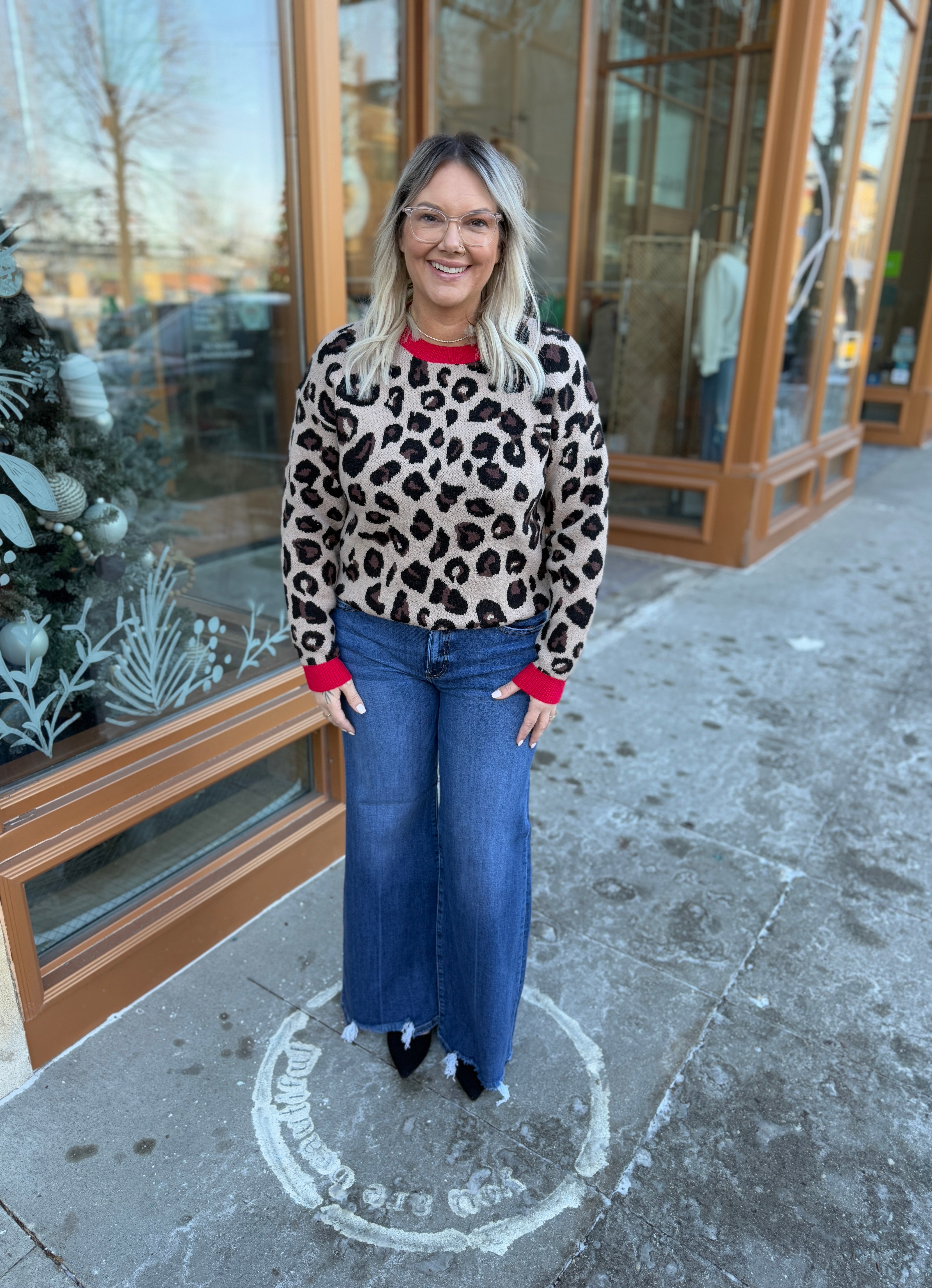 Risen Dark Wide Leg Jeans-Final Sale-Jeans-risen-The Silo Boutique, Women's Fashion Boutique Located in Warren and Grand Forks North Dakota