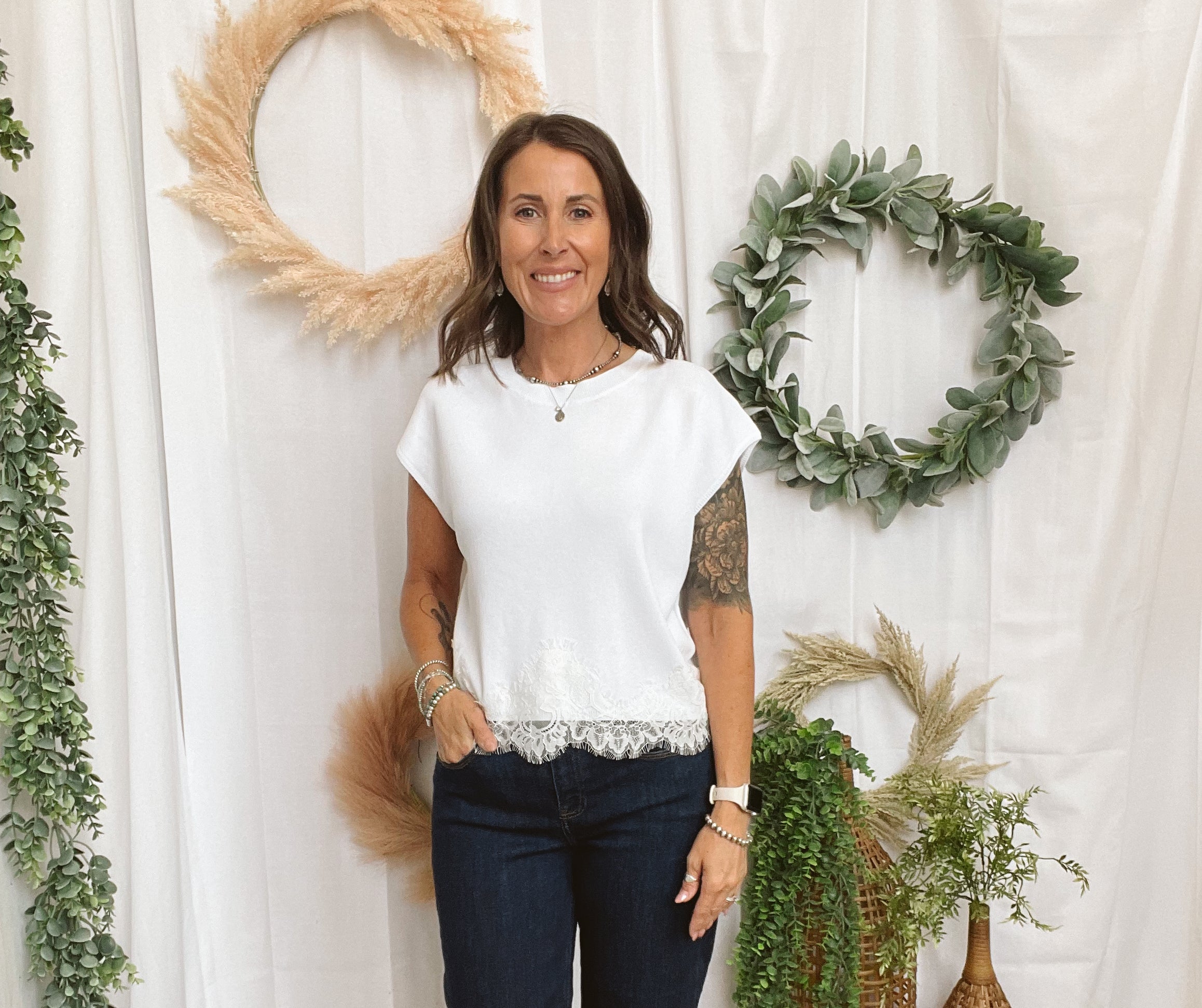 Risen Dark Boyfriend Slouchy Crop Jeans-Jeans-risen-The Silo Boutique, Women's Fashion Boutique Located in Warren and Grand Forks North Dakota