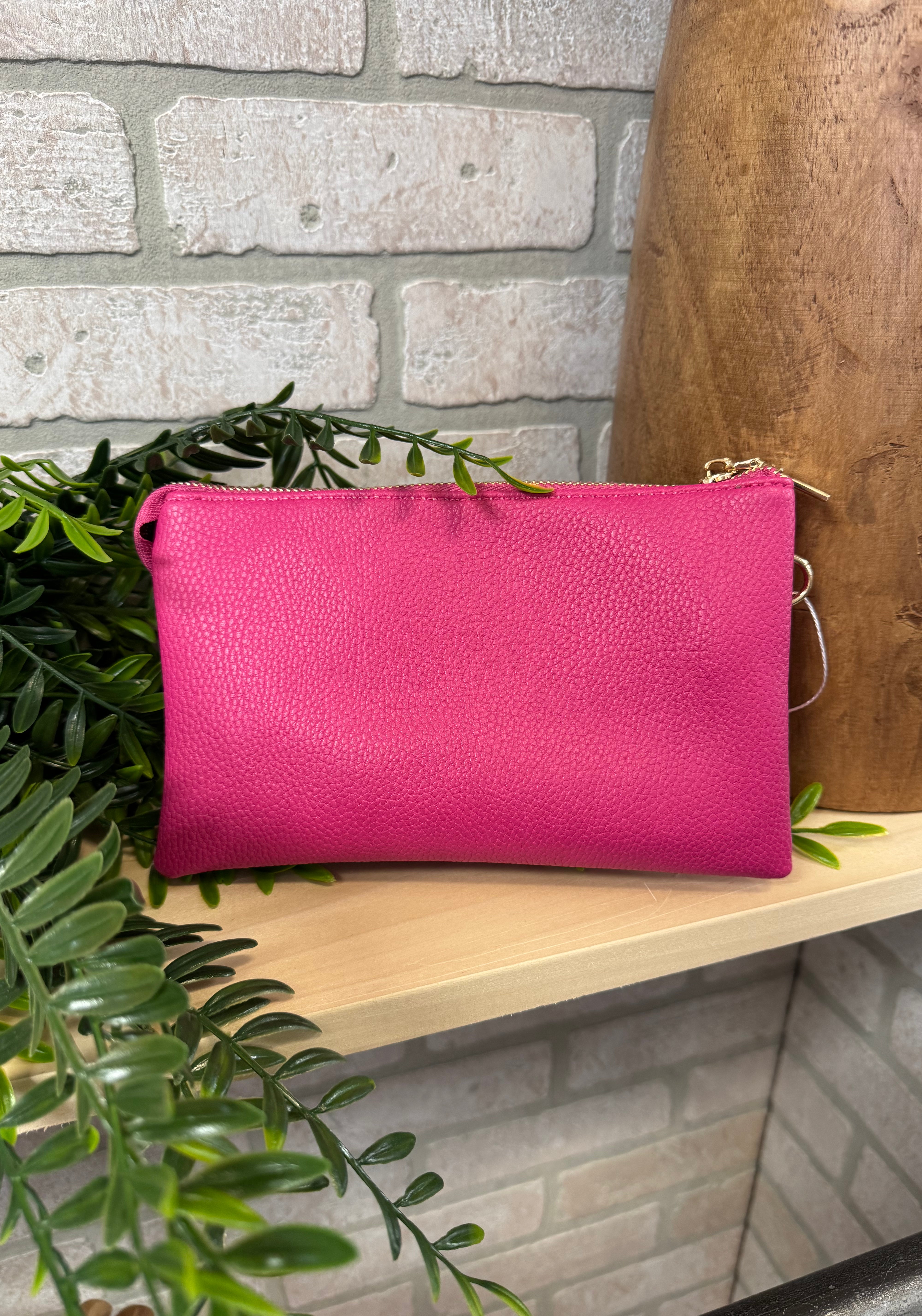 Riley 3 Compartment Crossbody/Wristlet-Crossbody Purses-Jen and Co-The Silo Boutique, Women's Fashion Boutique Located in Warren and Grand Forks North Dakota